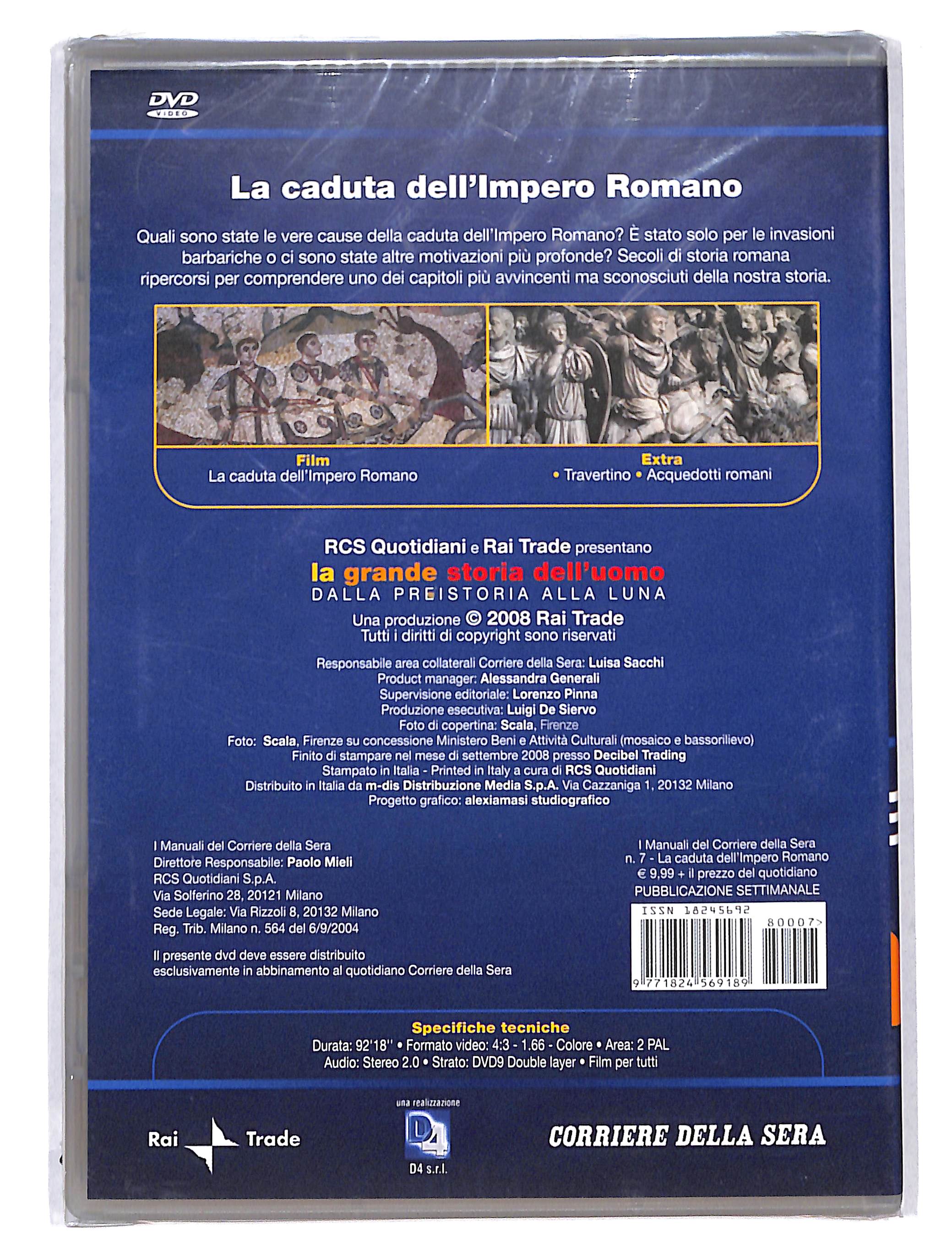 EBOND La grande storia dell'uomo vol.7 la caduta dell'impero romano DVD DB750747 - Image 2