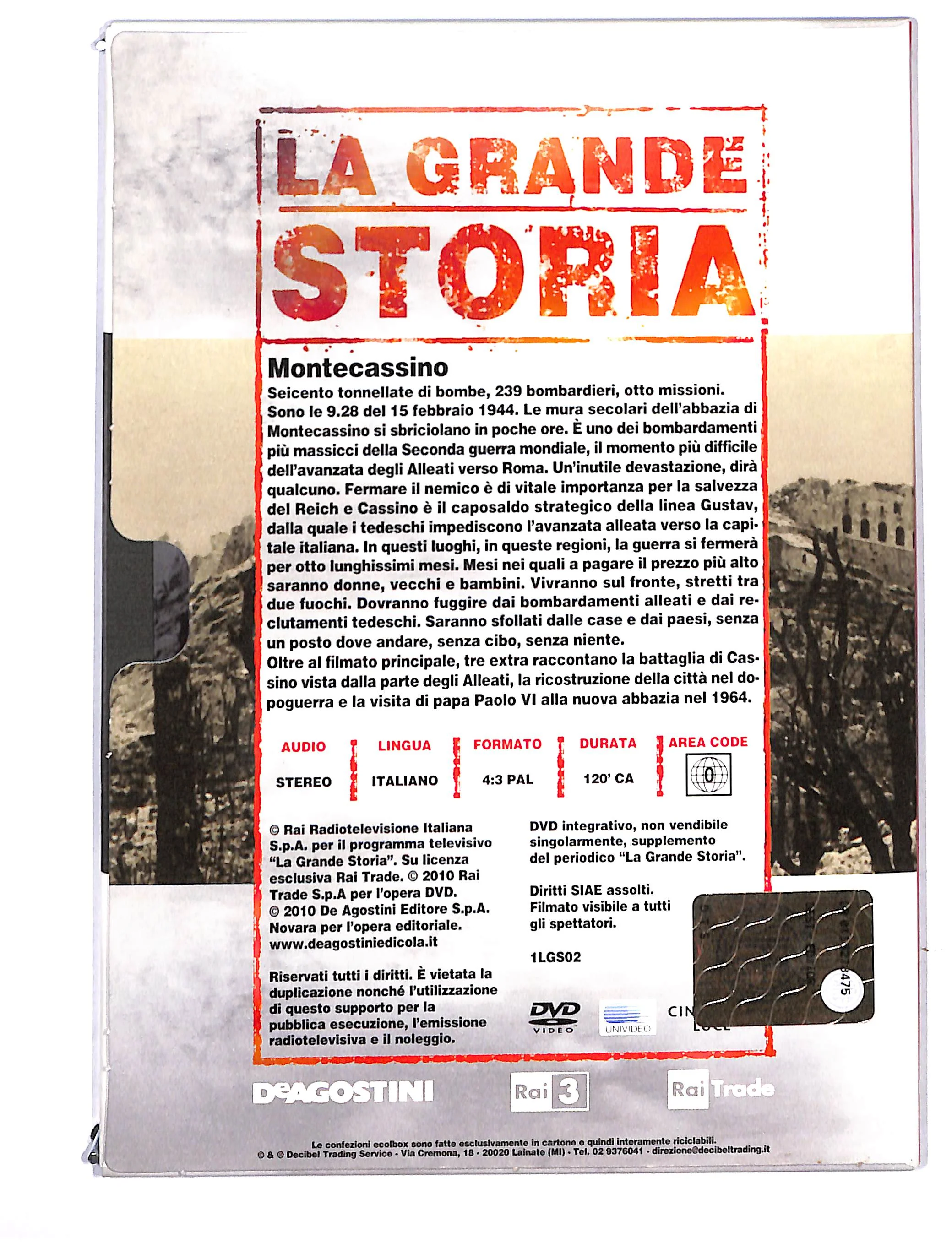 EBOND La Grande Storia vol.2 Montecassino EDITORIALE DVD DB736808 - Image 2