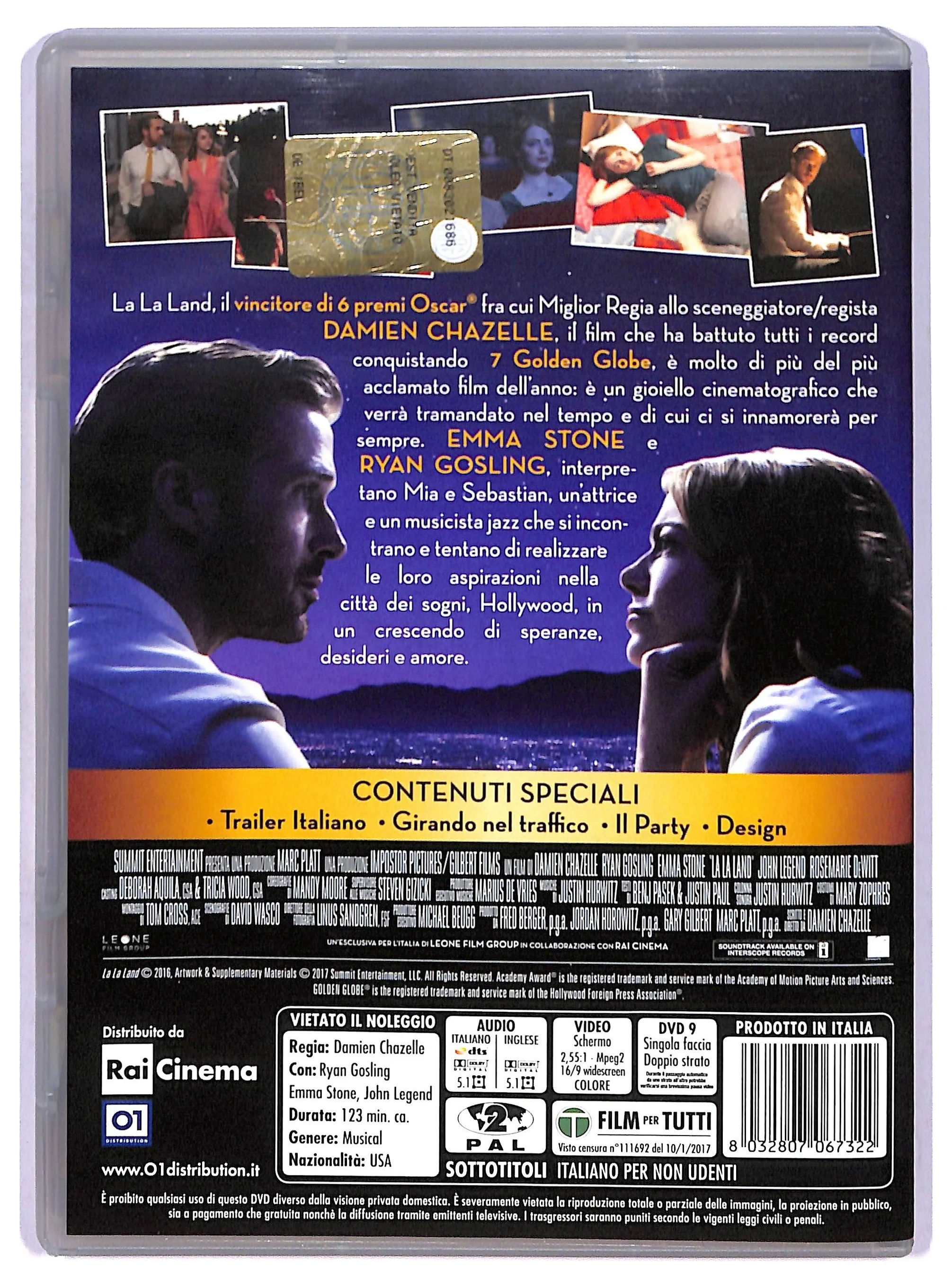 EBOND la la land NOLEGGIO DVD DB734347 - Image 2
