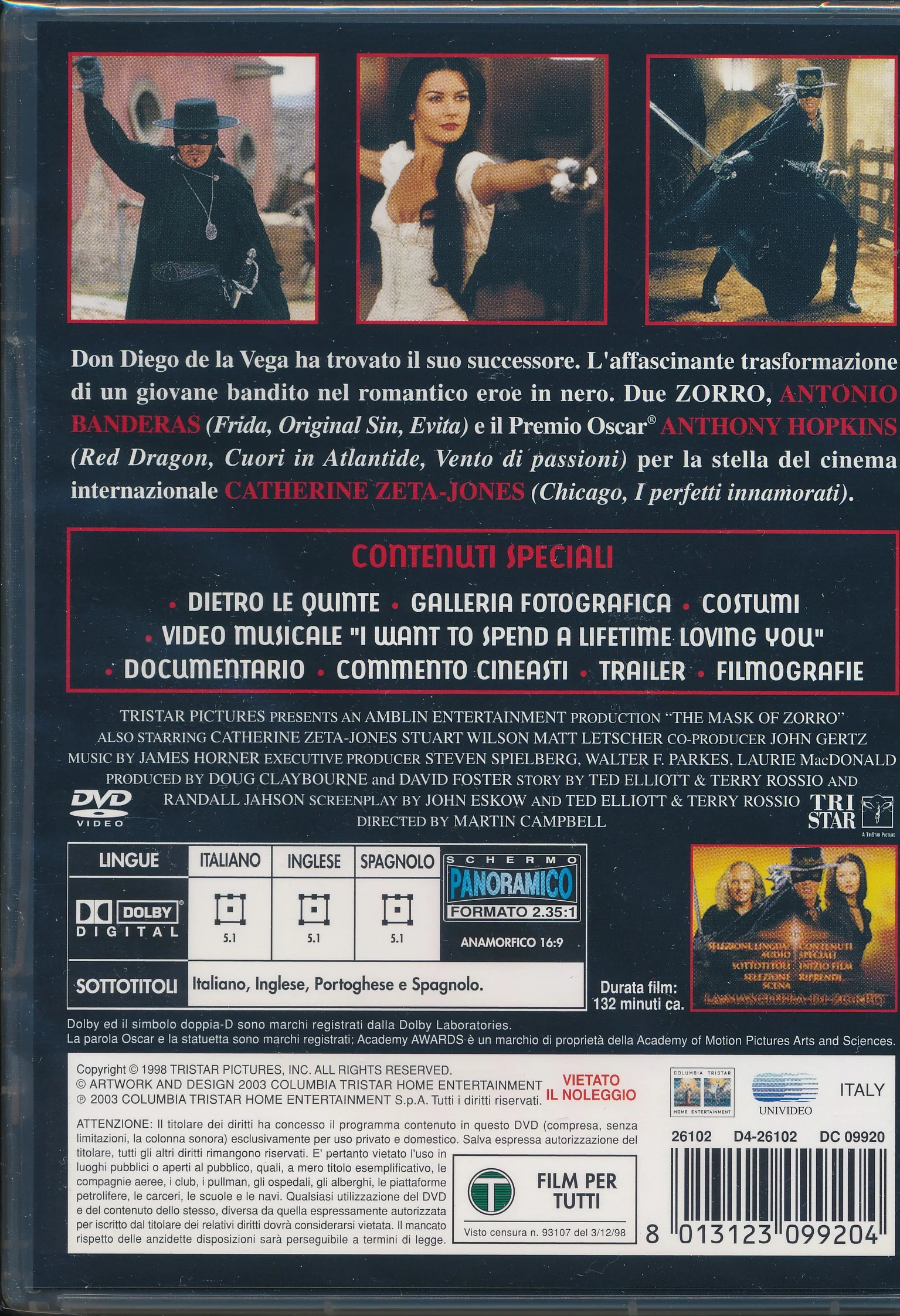 EBOND La maschera di zorro DVD DB747347 - Image 2