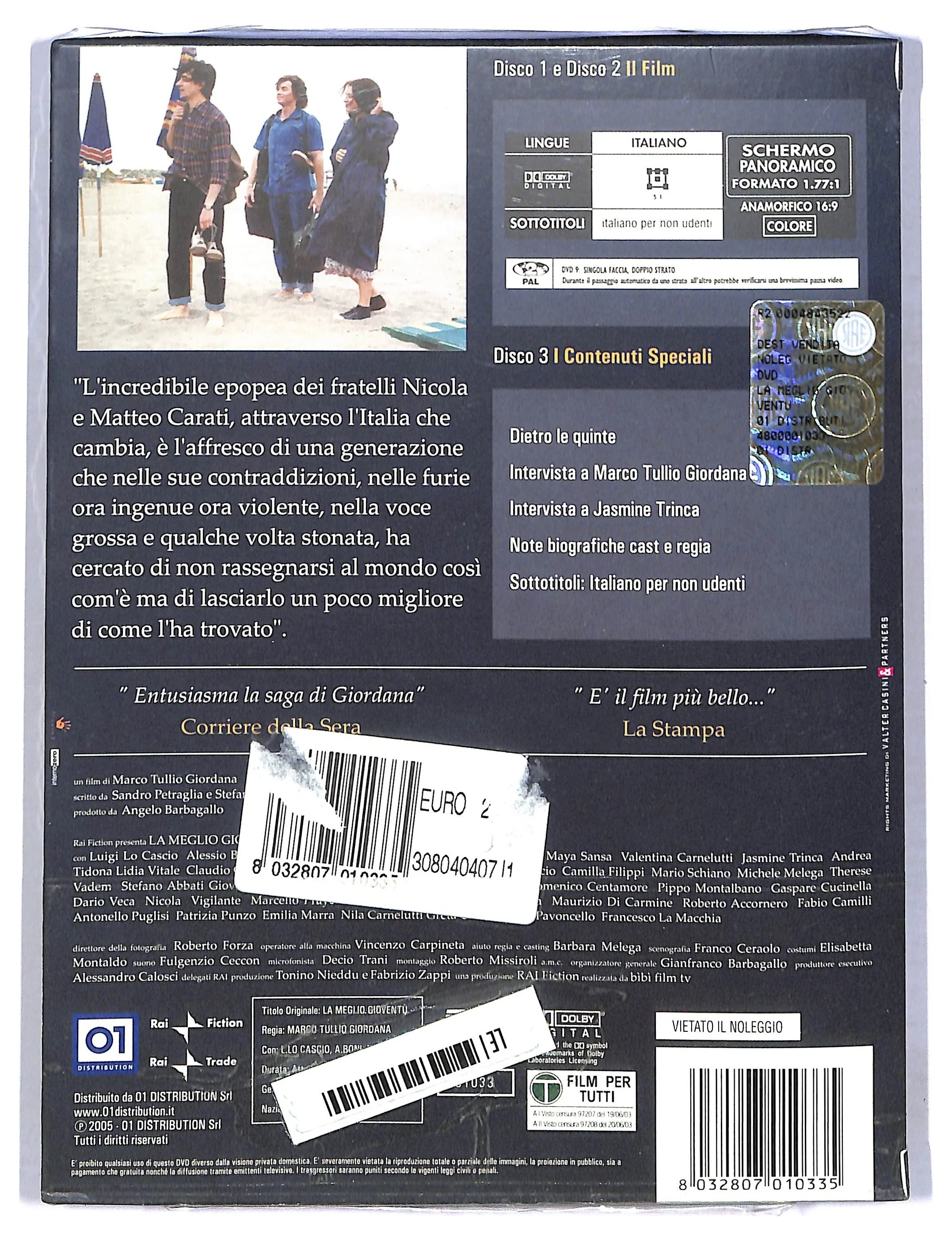 EBOND La Meglio Gioventu Difettp Parte Alta Costina DVD DB764421 - Image 2