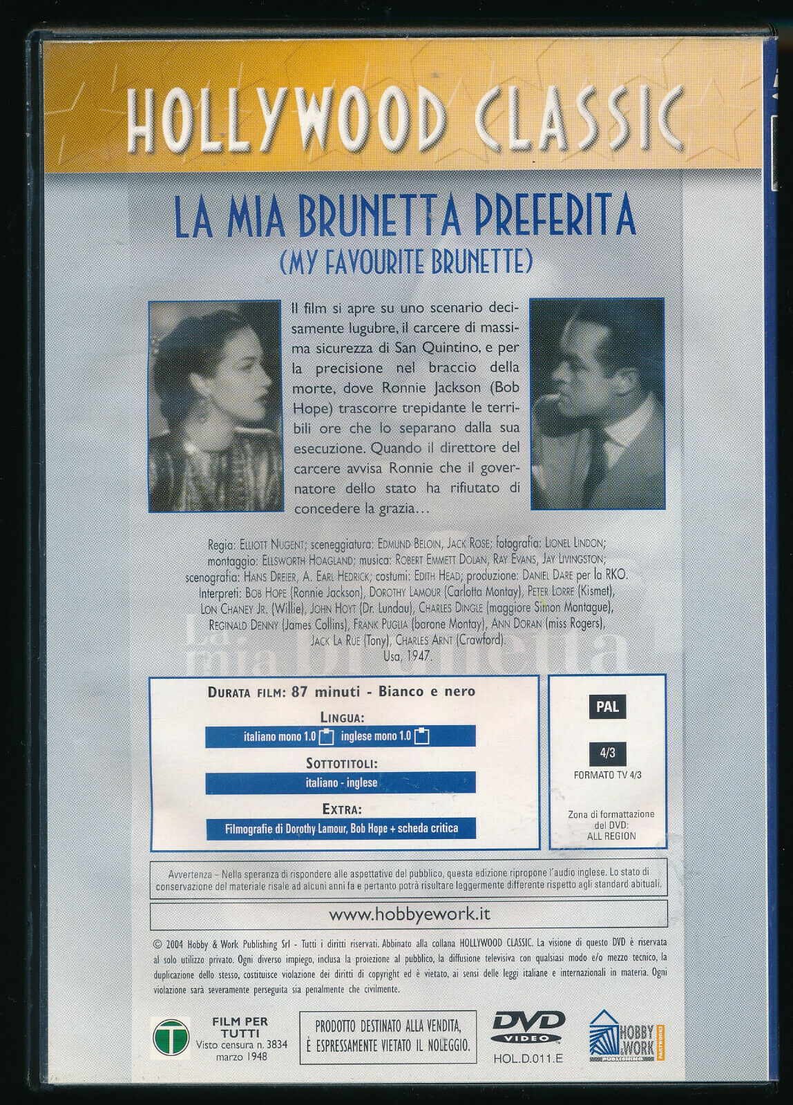 EBOND La Mia Brunetta Preferita Editoriale DVD DB709605 - Image 2