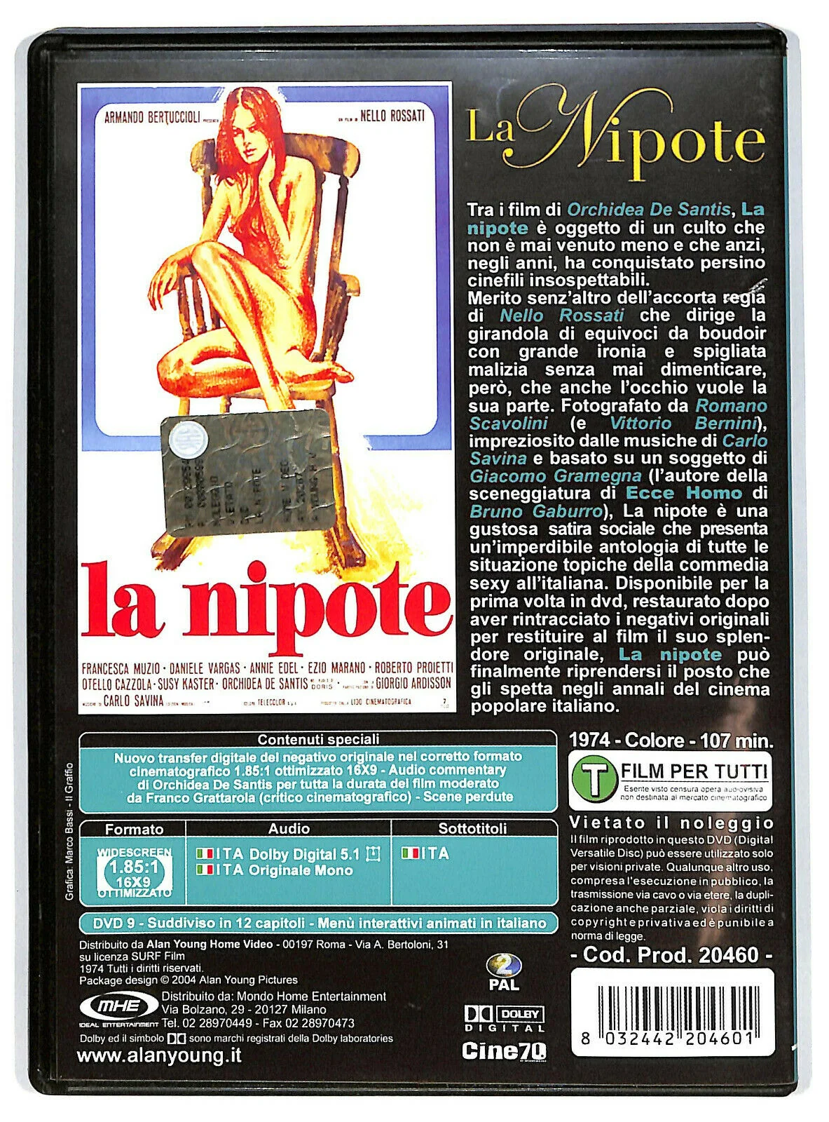 EBOND La Nipote DVD DB691823 - Image 2