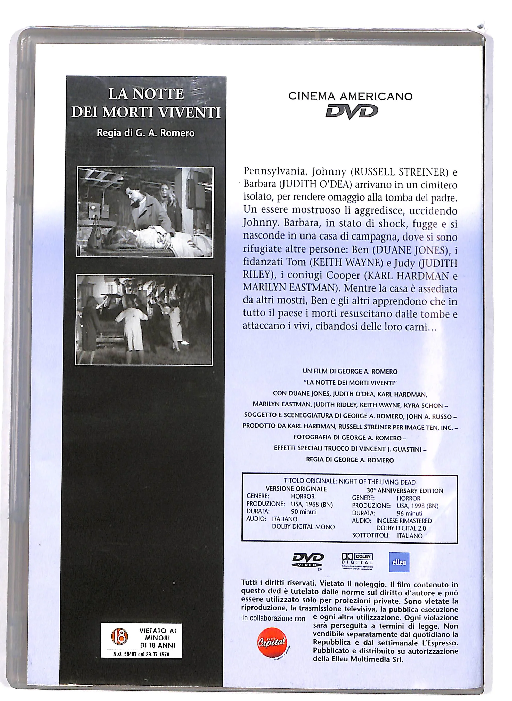 EBOND La Notte dei morti viventi EDITORIALE EDIZIONE SPECIALE DVD DB746929 - Image 2