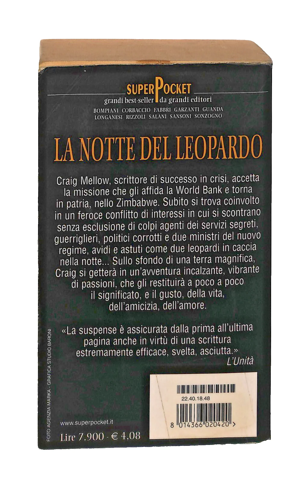 EBOND La Notte Del Leopardo Wilbur Smith Superpocket 2001 Ibro Libro LI048531 - Image 2