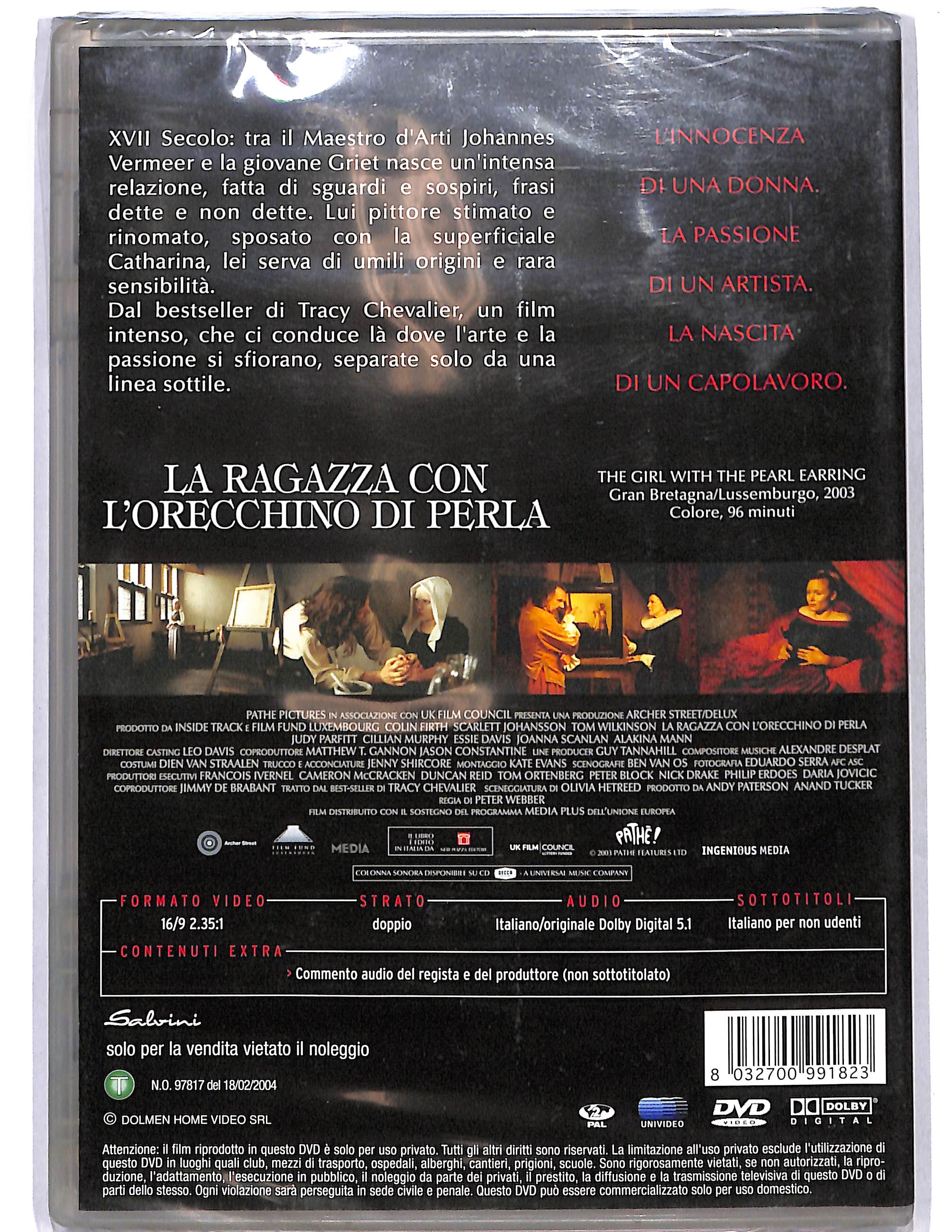 EBOND La ragazza con l'orecchino di perla DVD DB731632 - Image 2