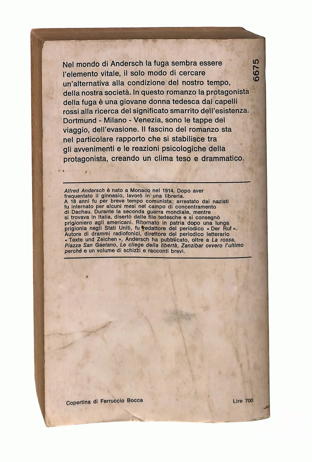 EBOND La Rossa Alfred Andersch Mondadori Libro LI046528 - Image 2