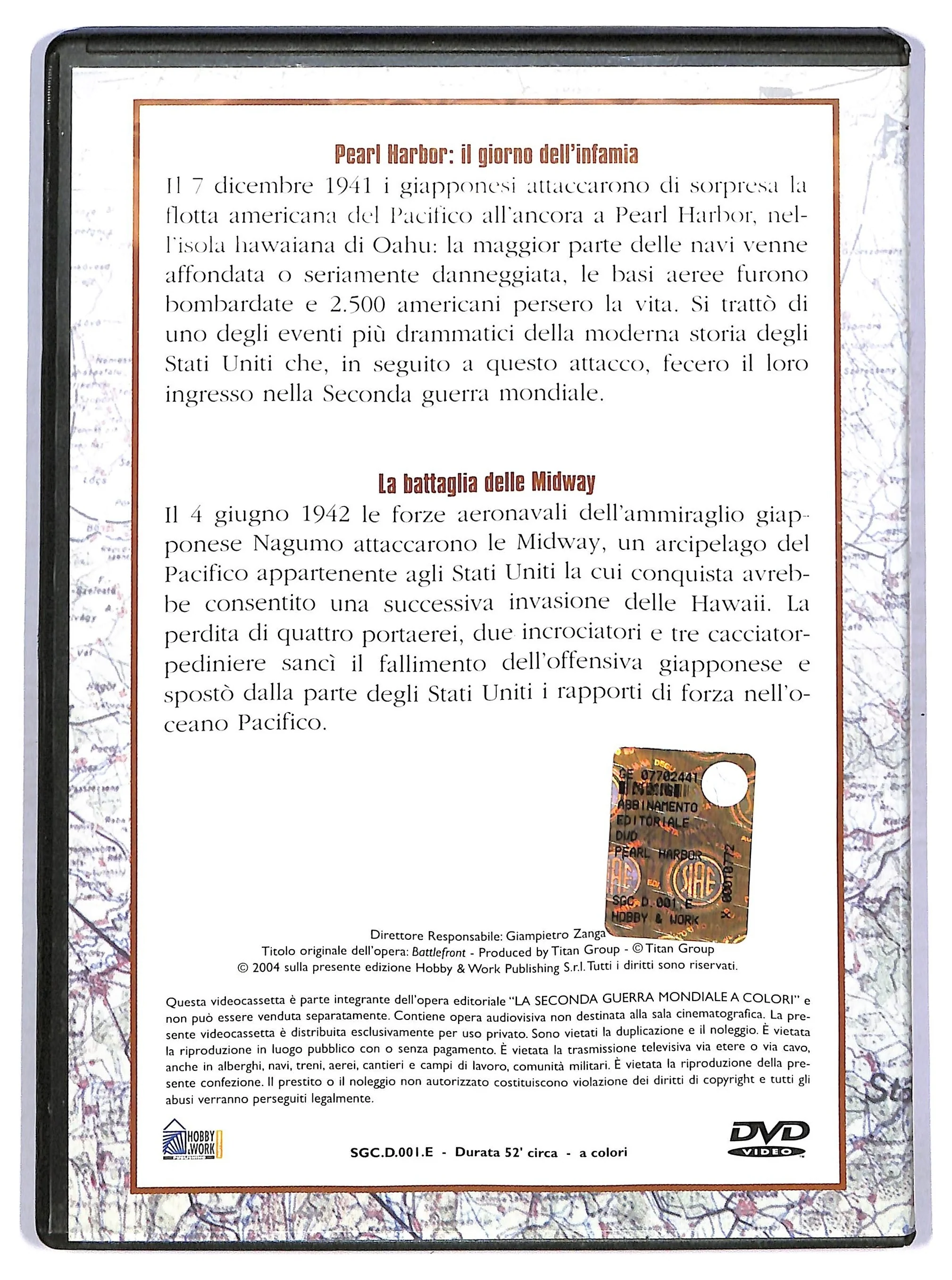 EBOND La Seconda Guerra Mondiale A Colori - Pearl Harbor EDITORIALE DVD DB696401 - Image 2