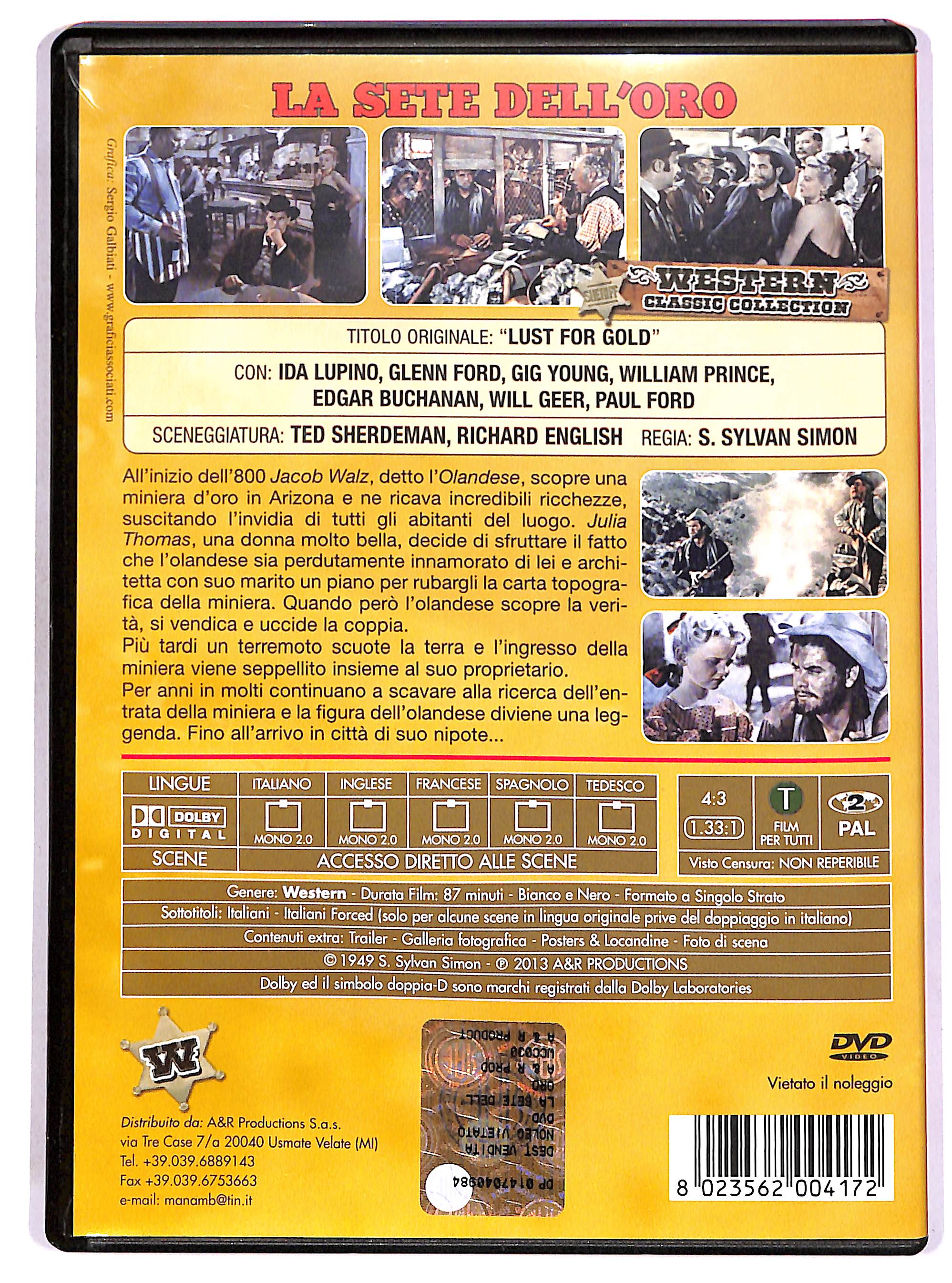 EBOND La sete dell'oro DVD DB753629 - Image 2