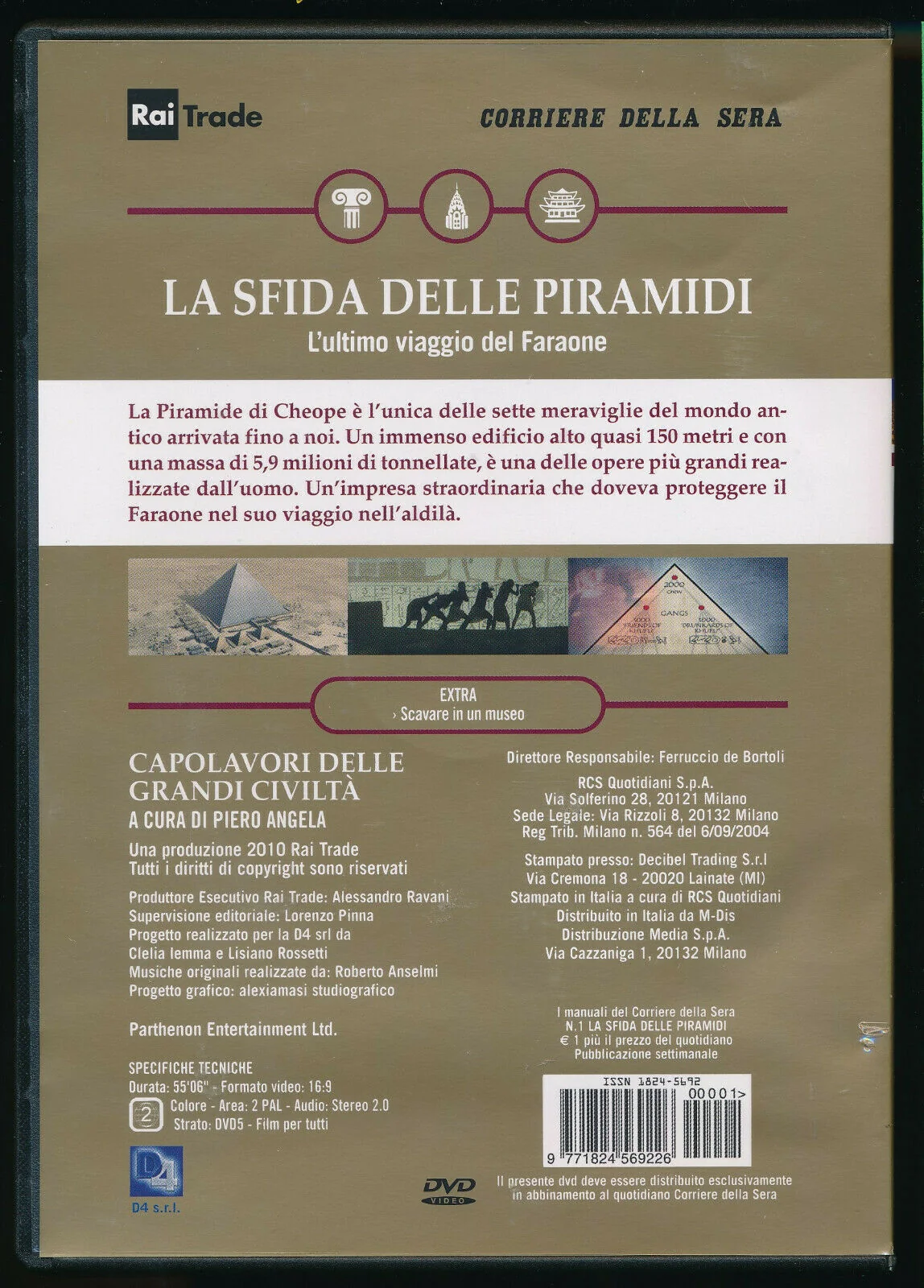 EBOND La Sfida Delle Piramidi L'ultimo Viaggio Del Faraone DVD DB712320 - Image 2