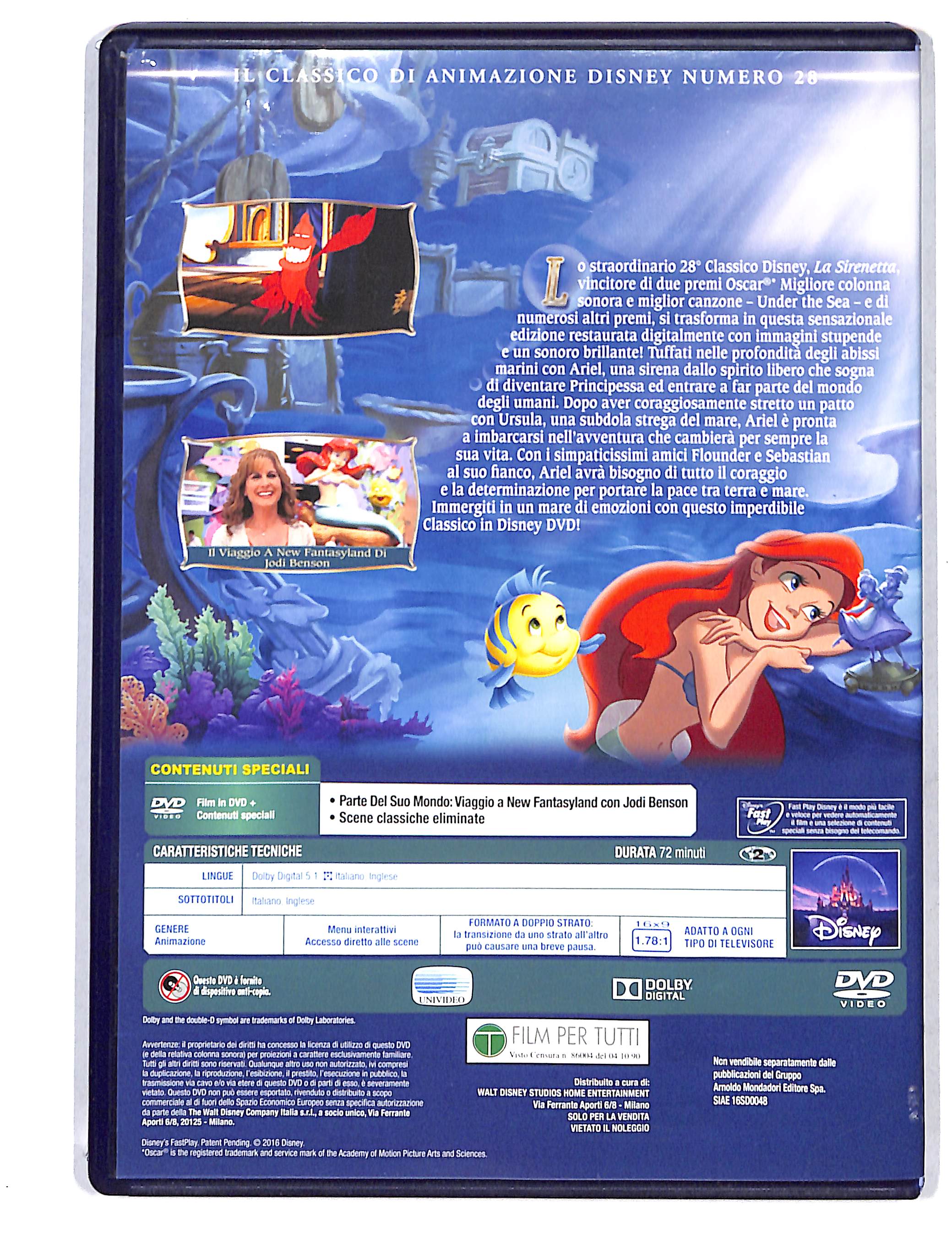 EBOND La Sirenetta EDITORIALE DVD DB741811 - Image 2