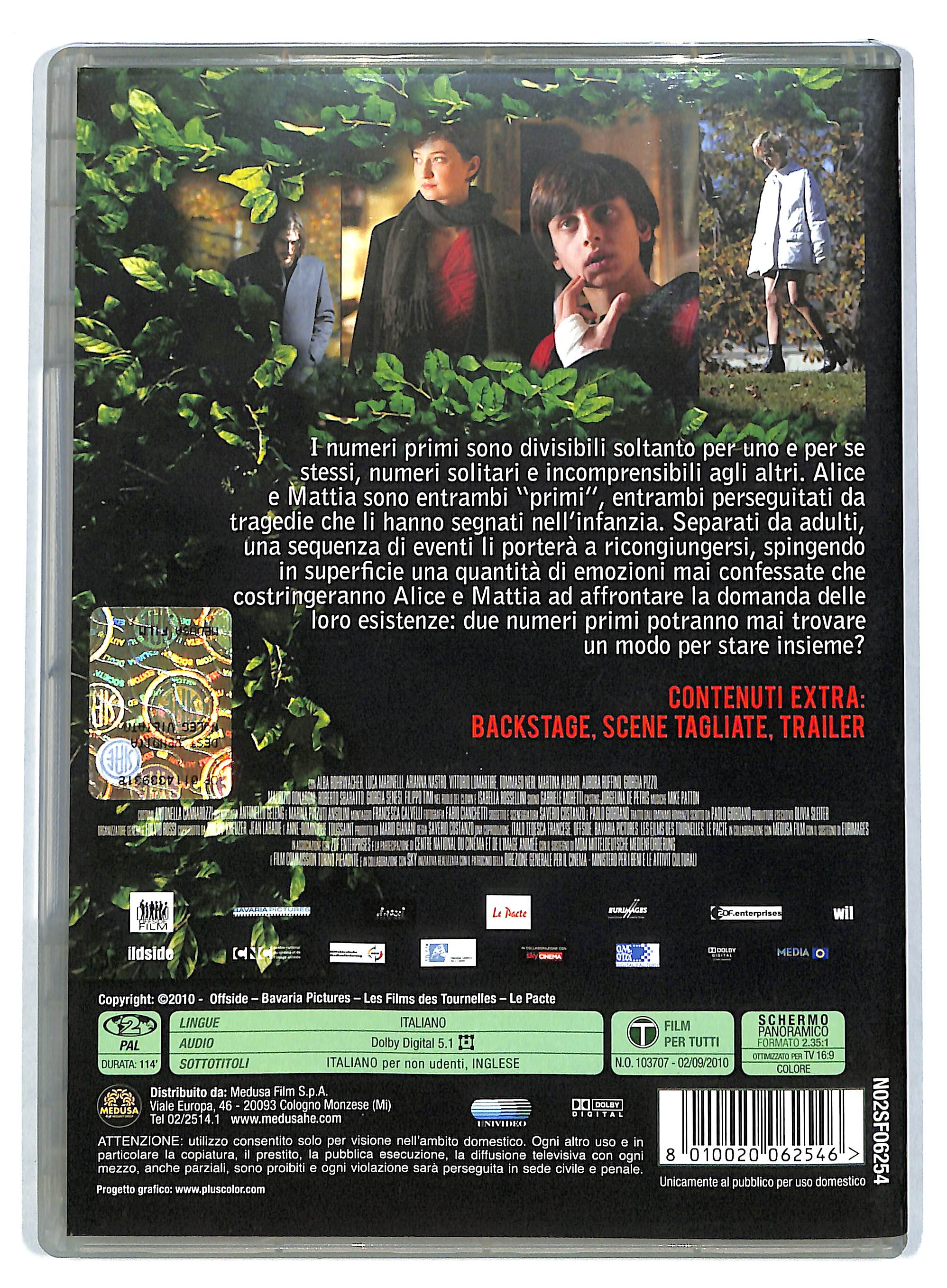 EBOND La solitudine dei numeri primi DVD DB714202 - Image 2