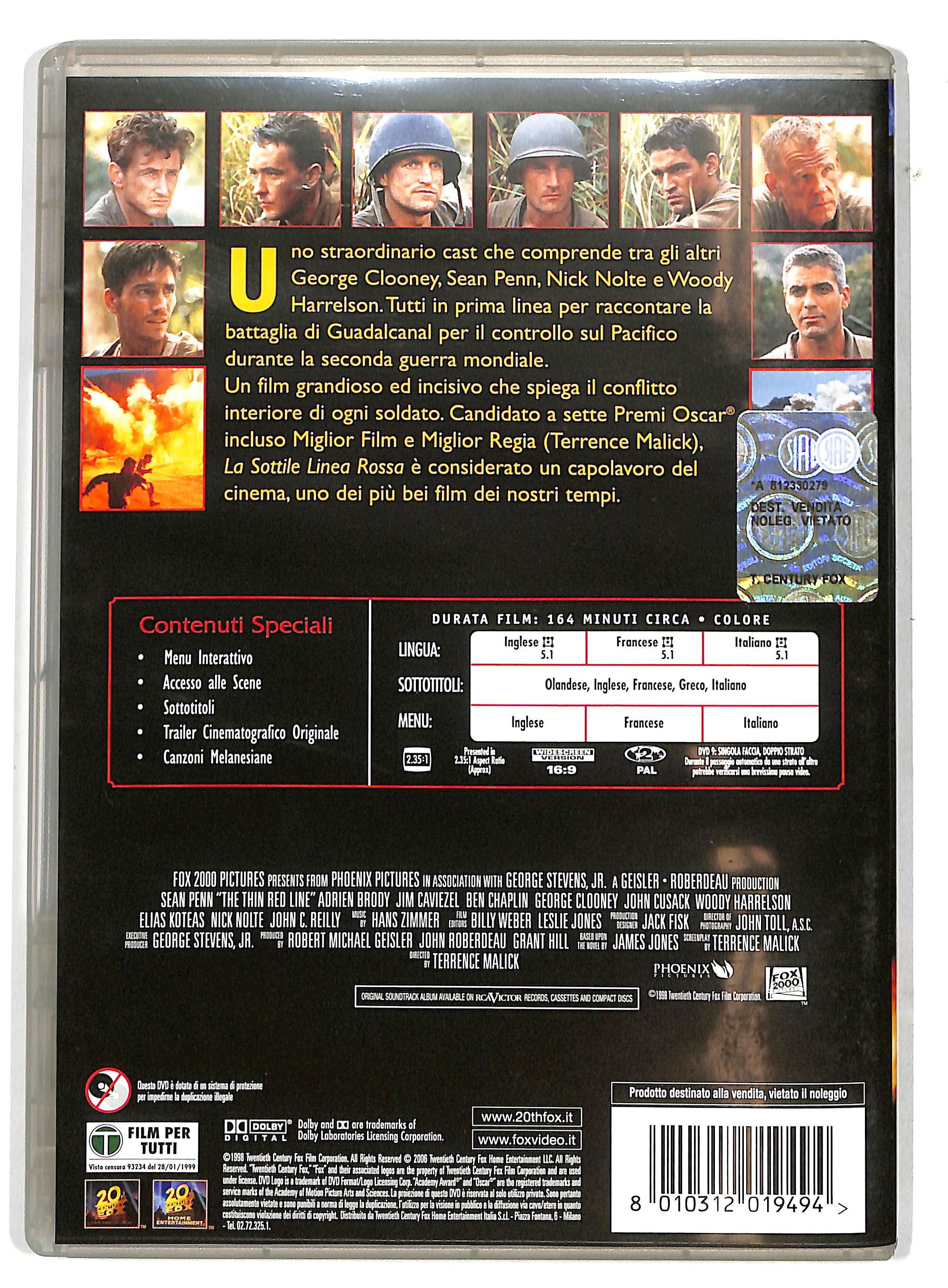 EBOND la sottile linea rossa DVD DB713464 - Image 2