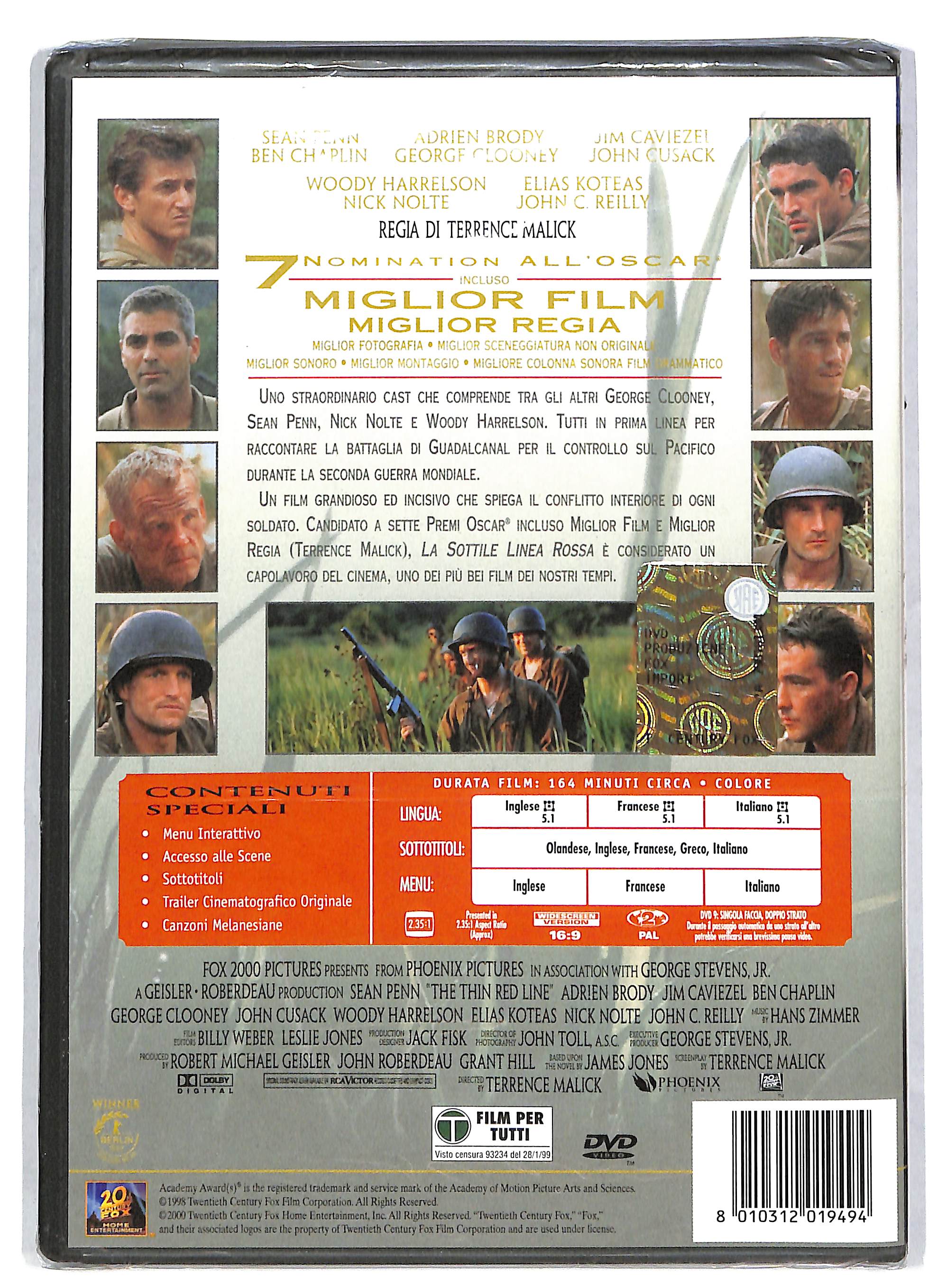 EBOND La sottile linea rossa NOLEGGIO DVD DB749124 - Image 2