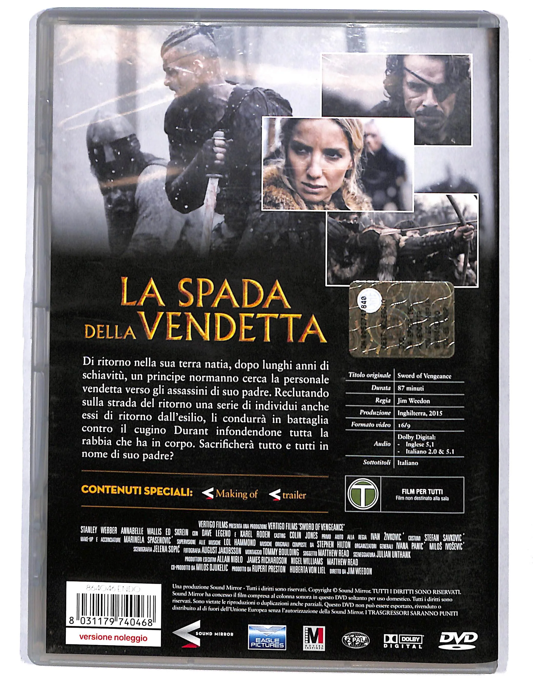 EBOND La Spada della vendetta NOLEGGIO DVD DB753436 - Image 2