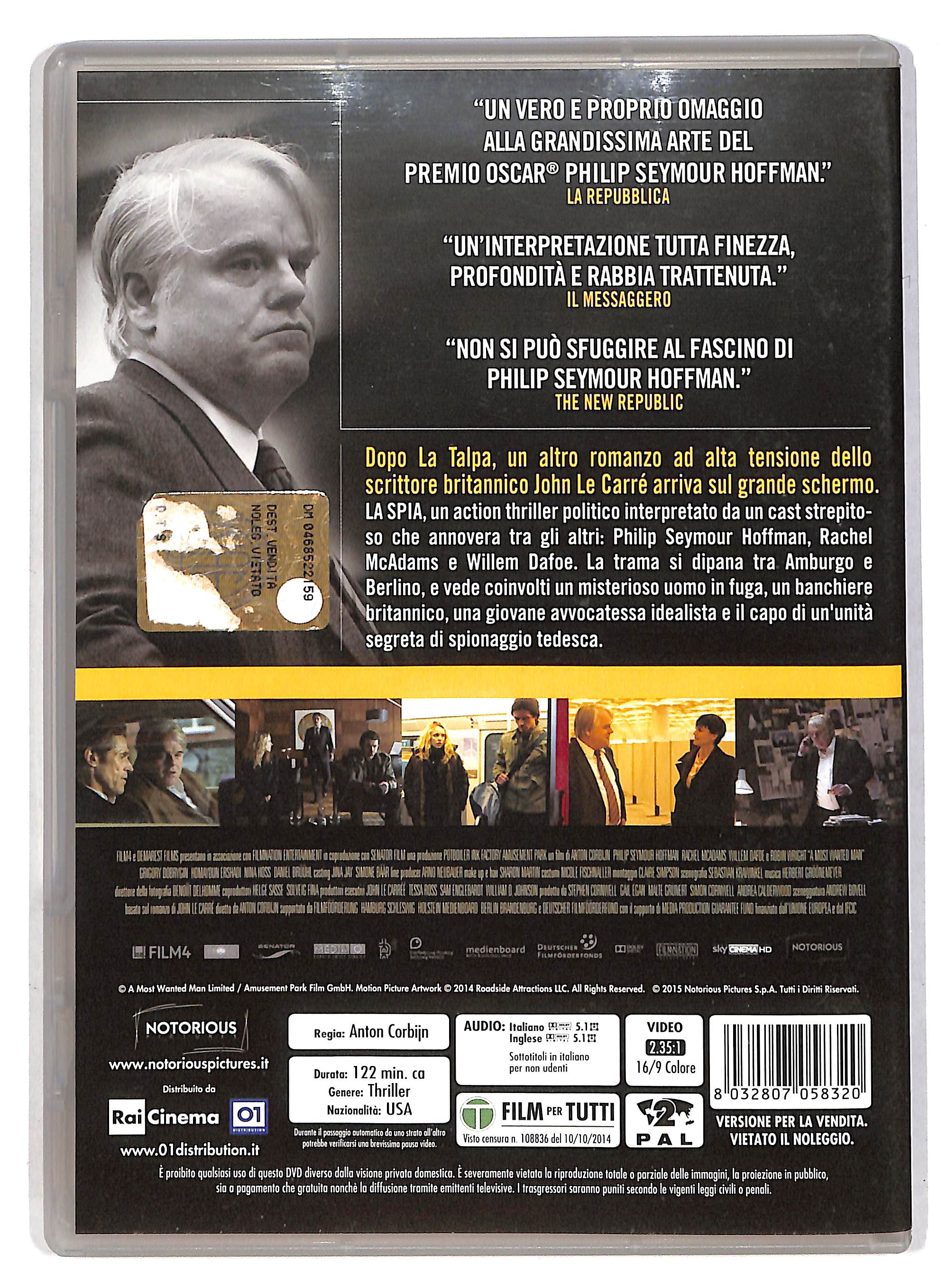 EBOND La spia - A most wanted man DVD DB714920 - Image 2