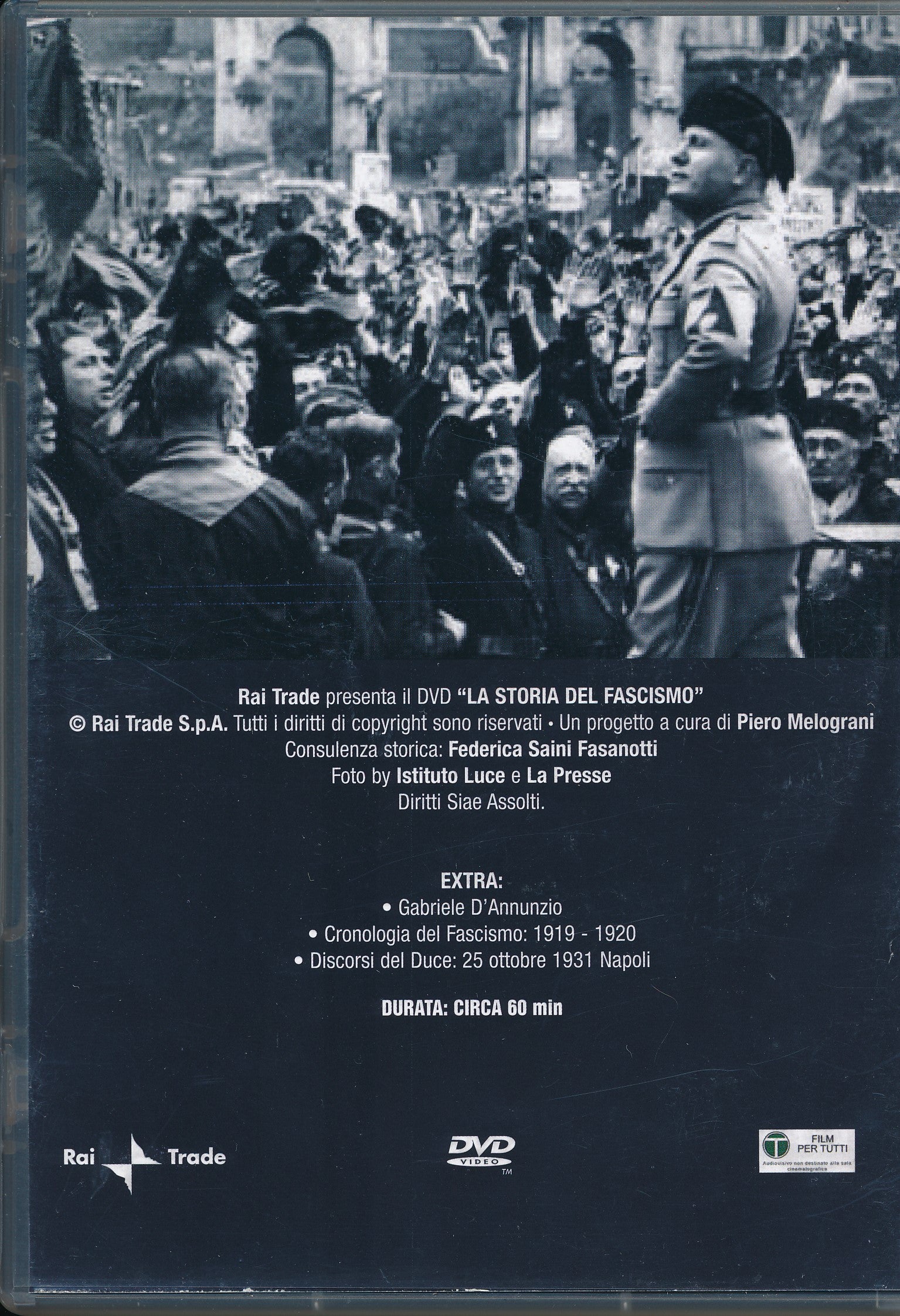 EBOND La Storia del Fascismo vol. 1. Le origini (1919-1922) DVD DB775705 - Image 2