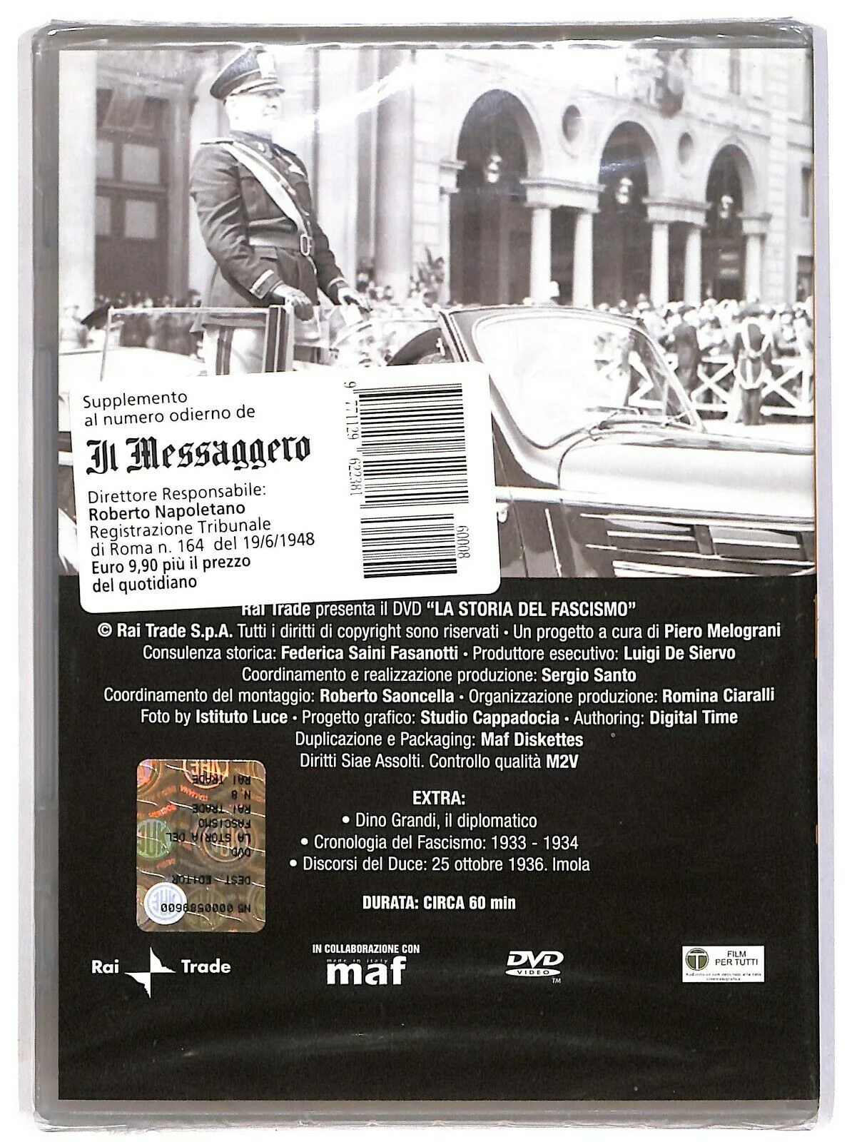 EBOND La Storia Del Fascismo Vol.8 Declino Del Consenso (1937-1943) DVD DB712342 - Image 2