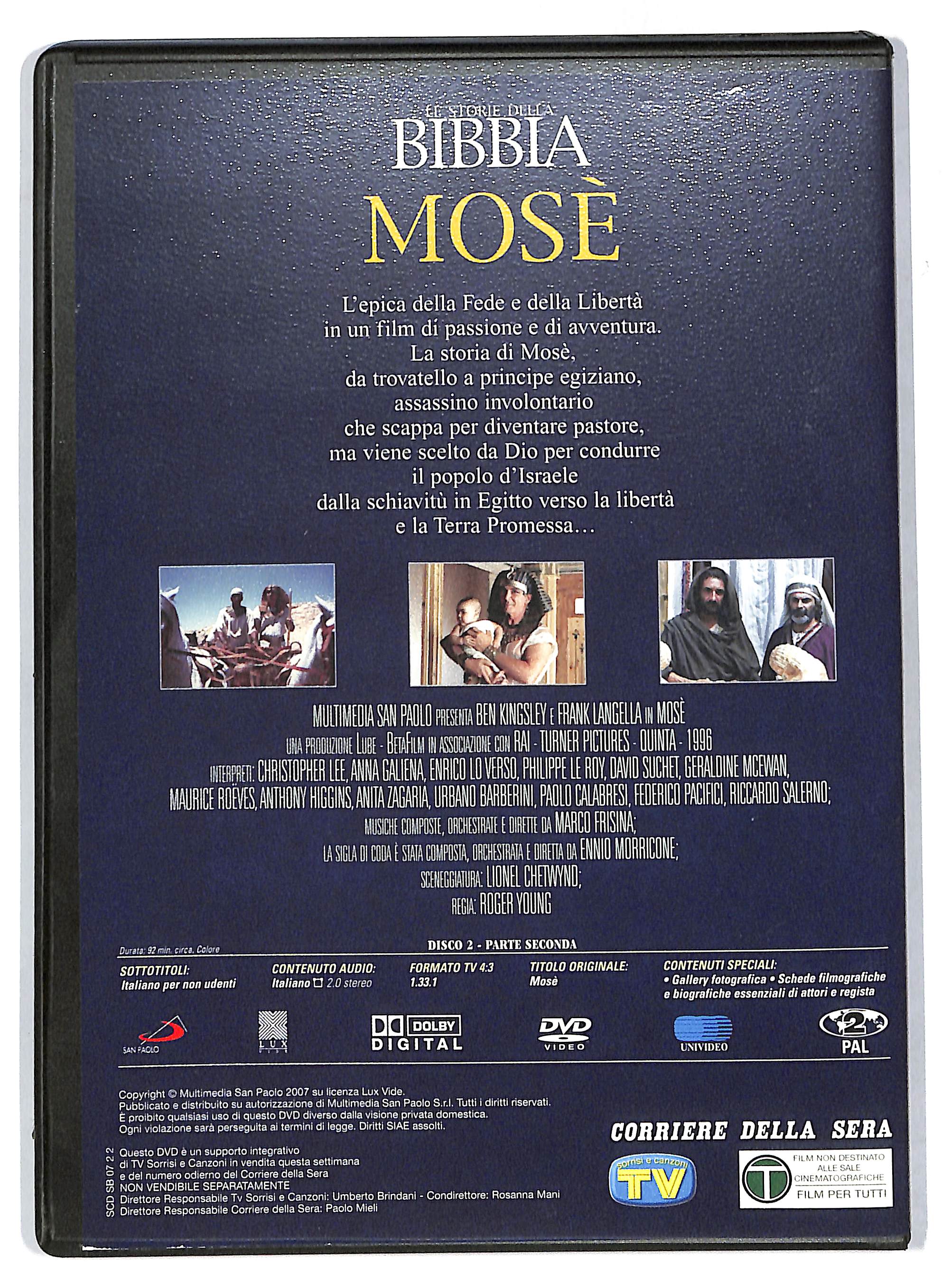 EBOND La storia della Bibbia - Mose Volume 2 EDITORIALE DVD DB756606 - Image 2