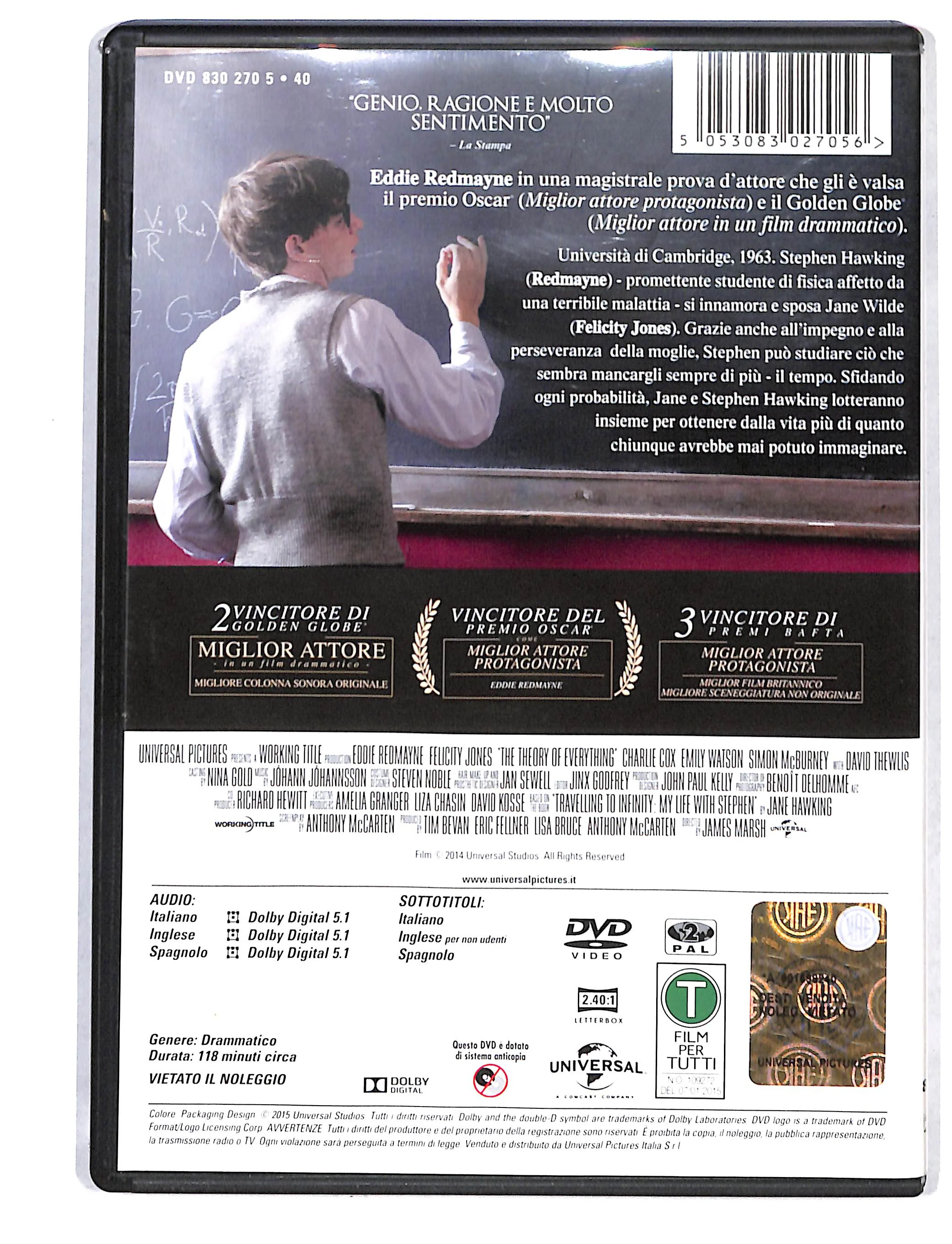 EBOND La teoria del tutto DVD DB740148 - Image 2