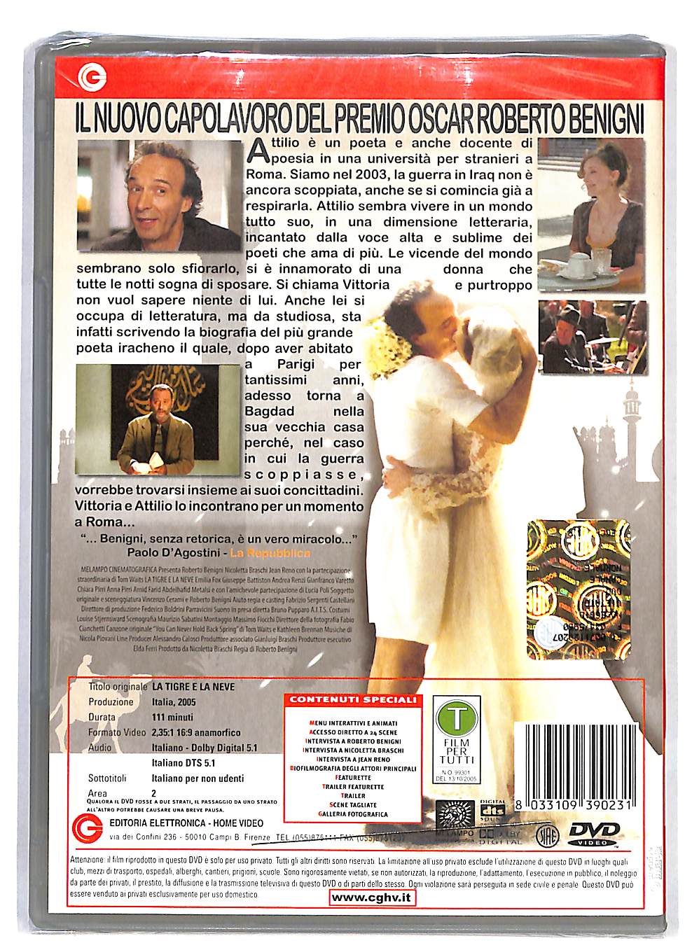 EBOND La Tigre e la Neve DVD DB729909 - Image 2