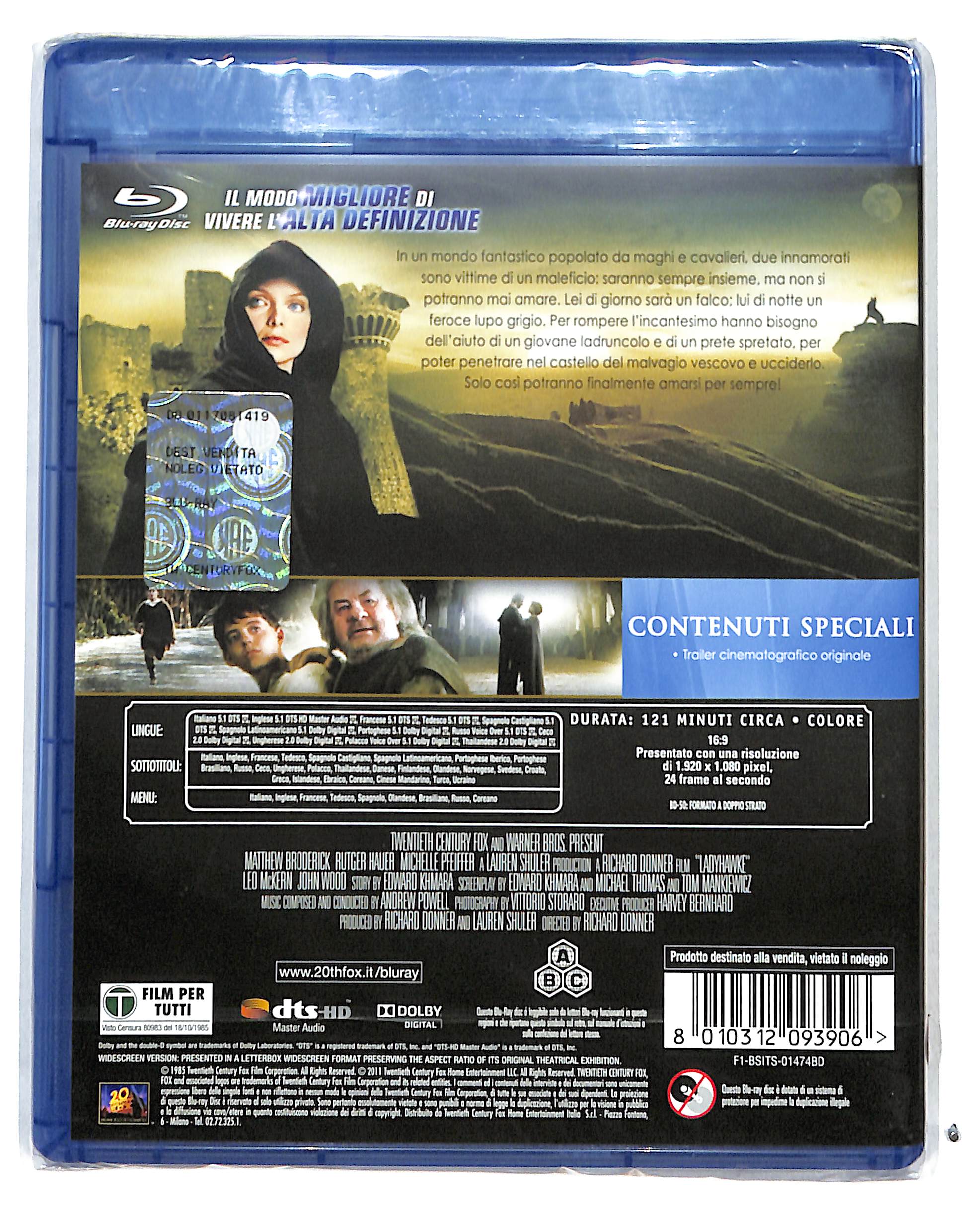 EBOND ladyhawke BLURAY BLURAY DB683782 - Image 2