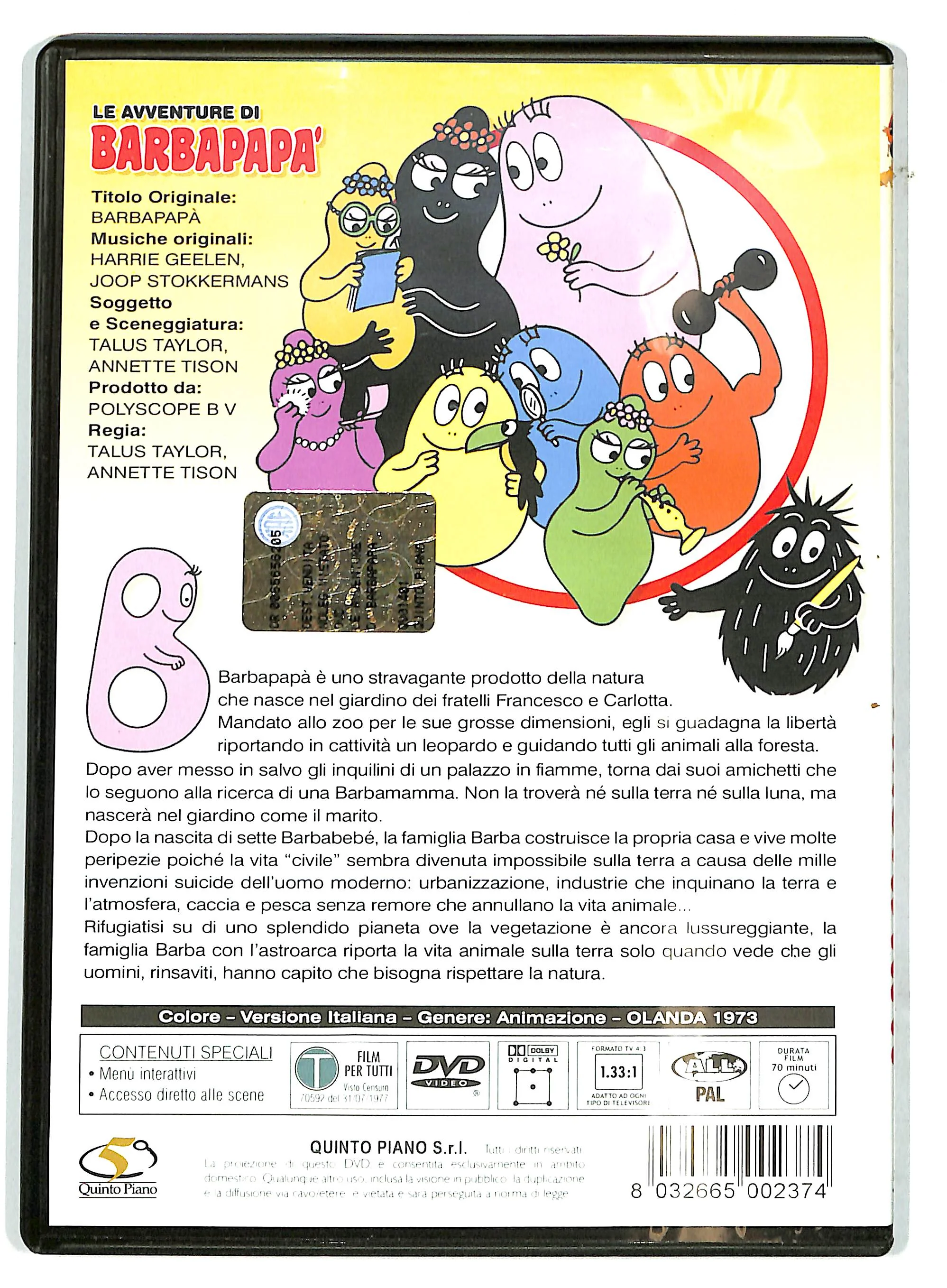 EBOND Le avventure di barbapapa DVD DB713115 - Image 2