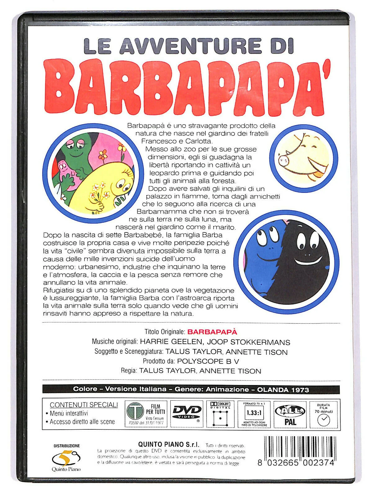 EBOND Le Avventure Di Barbapapa DVD DB713125 - Image 2