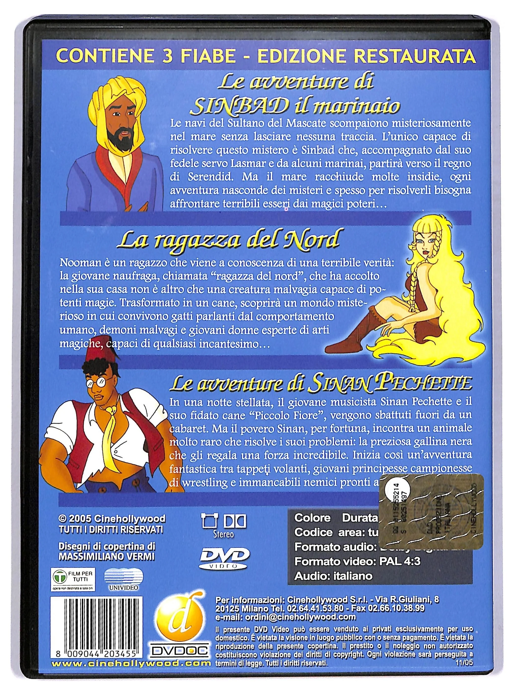 EBOND Le avventure di Sinbad il marinaio + La ragazza del nord DVD DB722649 - Image 2