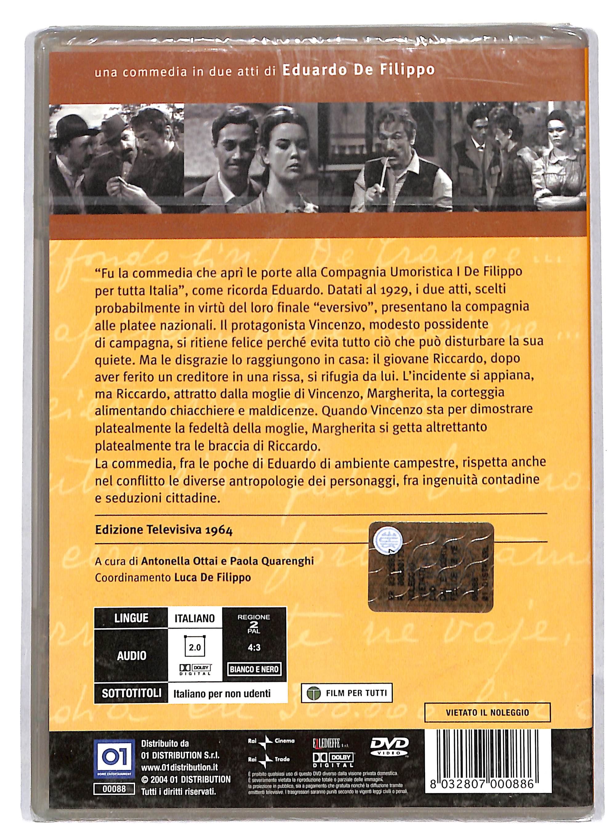 EBOND Le commedie di Eduardo - Chi e cchiu' felice 'e me! DVD DB747728 - Image 2