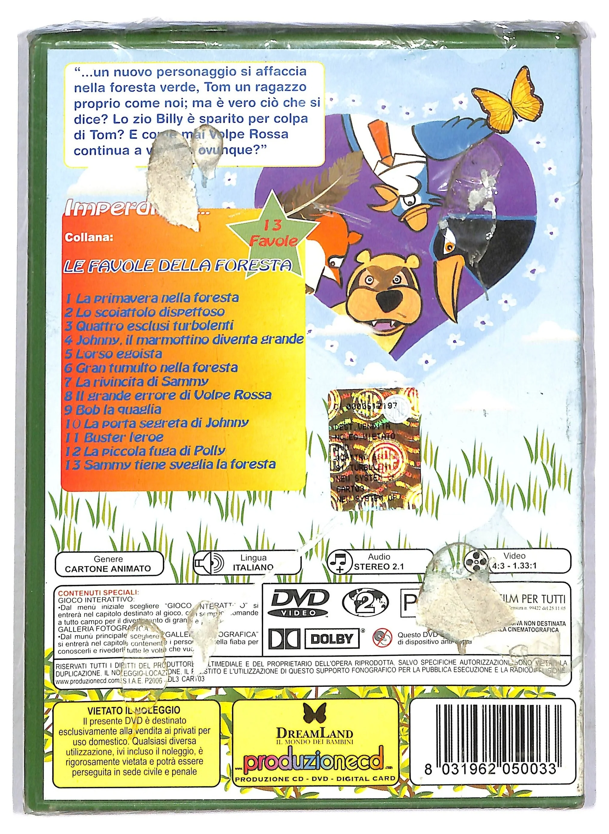 EBOND Le Favole della Foresta Quattro Piccoli Birbanti vol 3 DVD DB699609 - Image 2