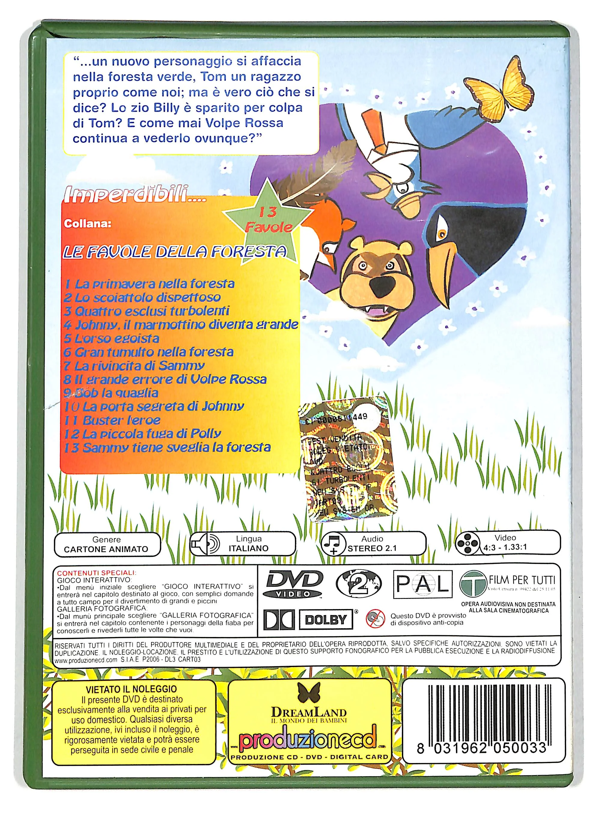 EBOND Le Favole della Foresta Quattro Piccoli Birbanti vol 3 DVD DB705608 - Image 2
