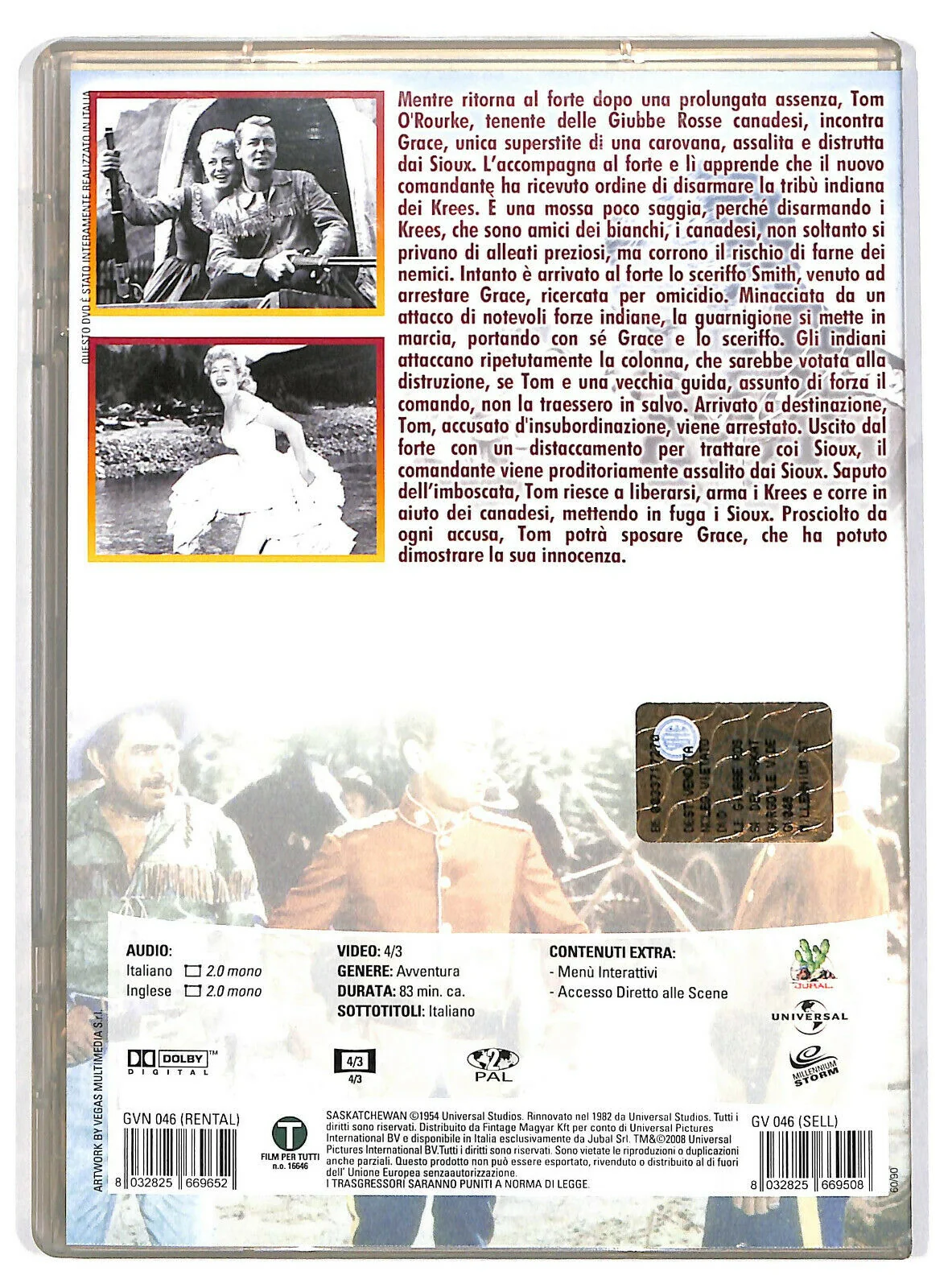 EBOND Le Giubbe Rosse Del Saskatchewan DVD DB763355 - Image 2