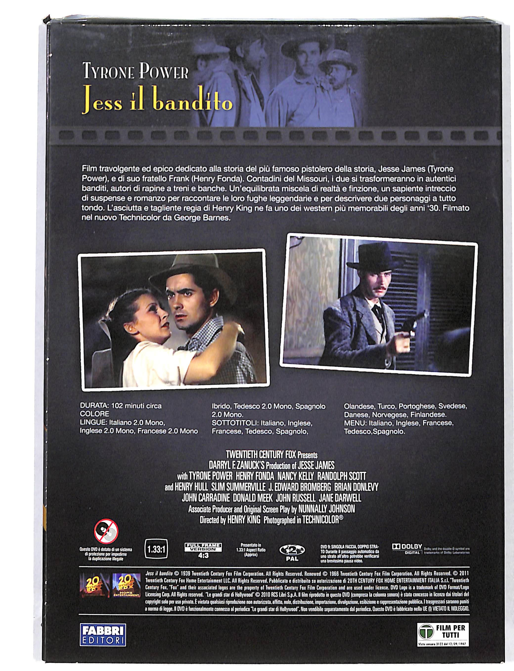 EBOND Le Grandi star di Holliwood - jess il bandito EDITORIALE DVD DB726161 - Image 2