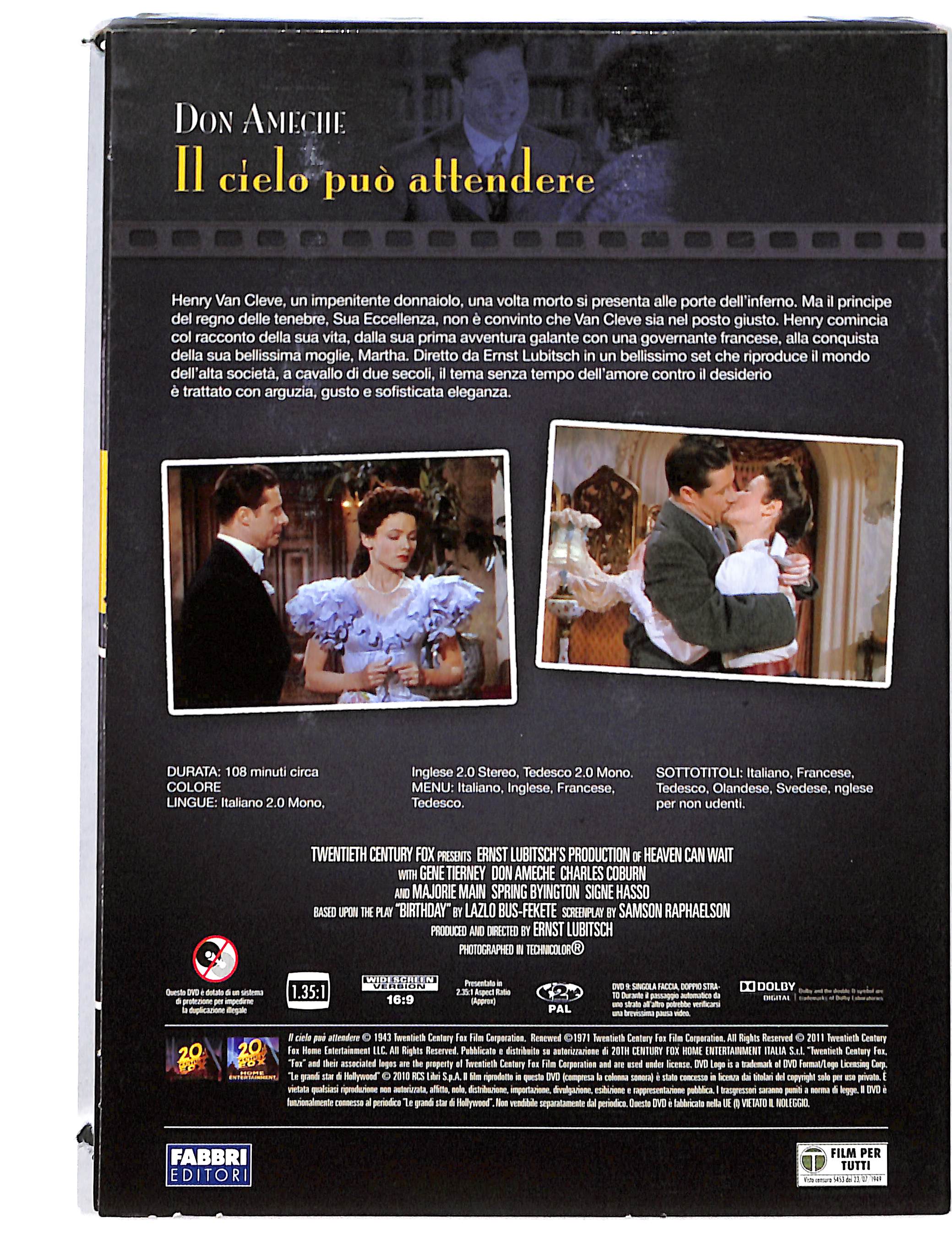 EBOND Le Grandi star di Hollywood - il cielo puo attendere DVD DB725433 - Image 2