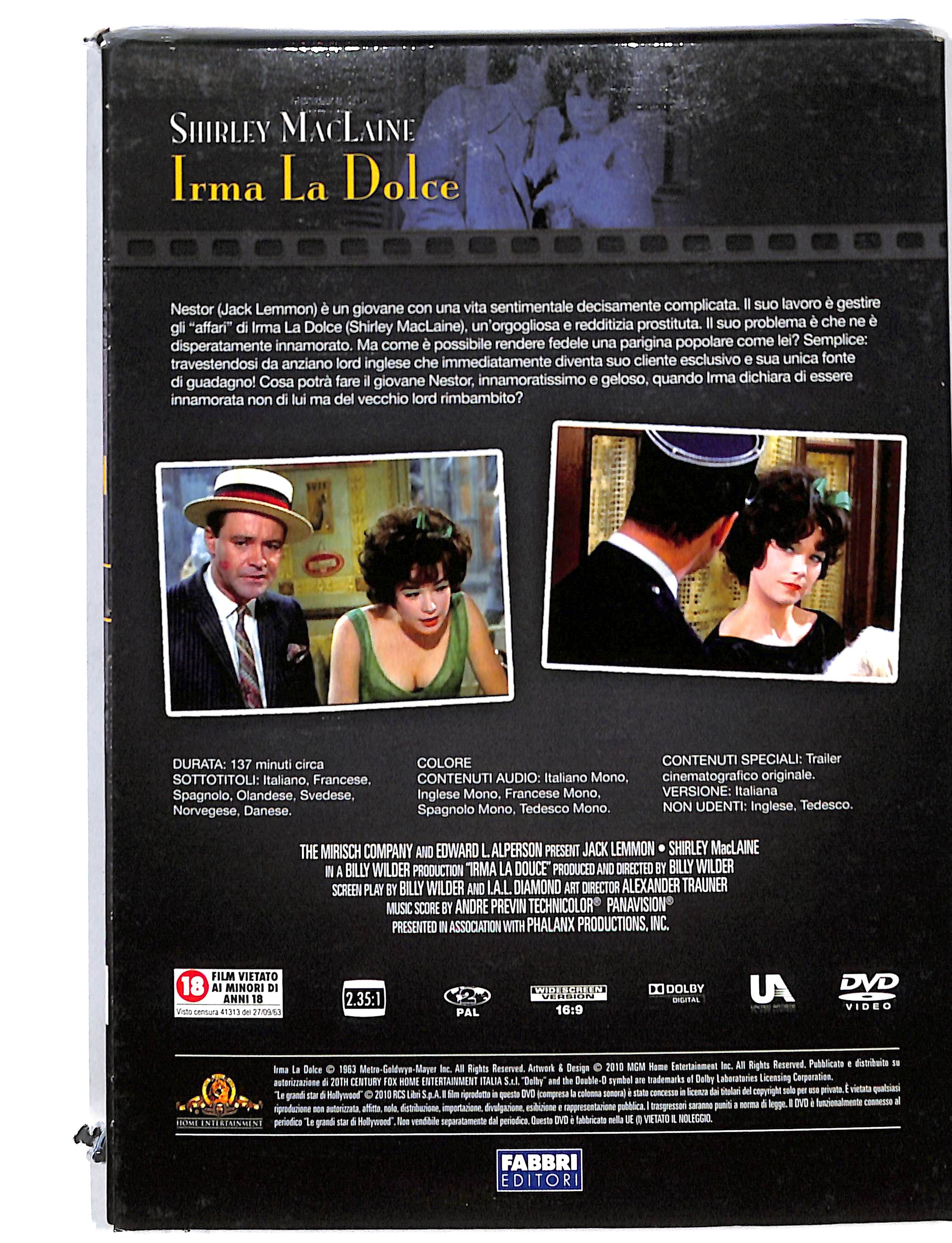 EBOND Le Grandi star di Hollywood - Irma la dolce EDITORIALE DVD DB725435 - Image 2