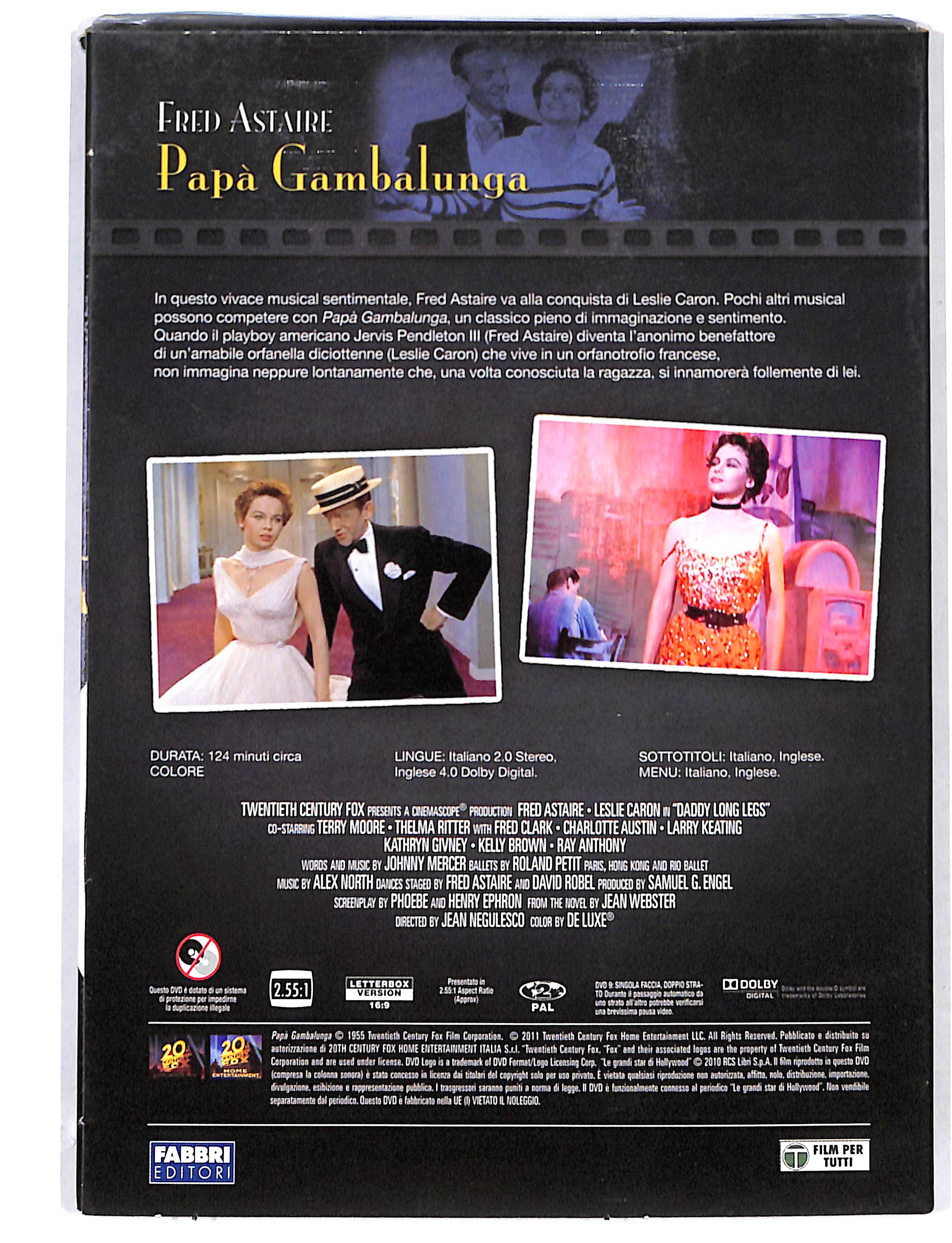 EBOND Le Grandi star di Hollywood - Papa Gambalunga EDITORIALE DVD DB725402 - Image 2