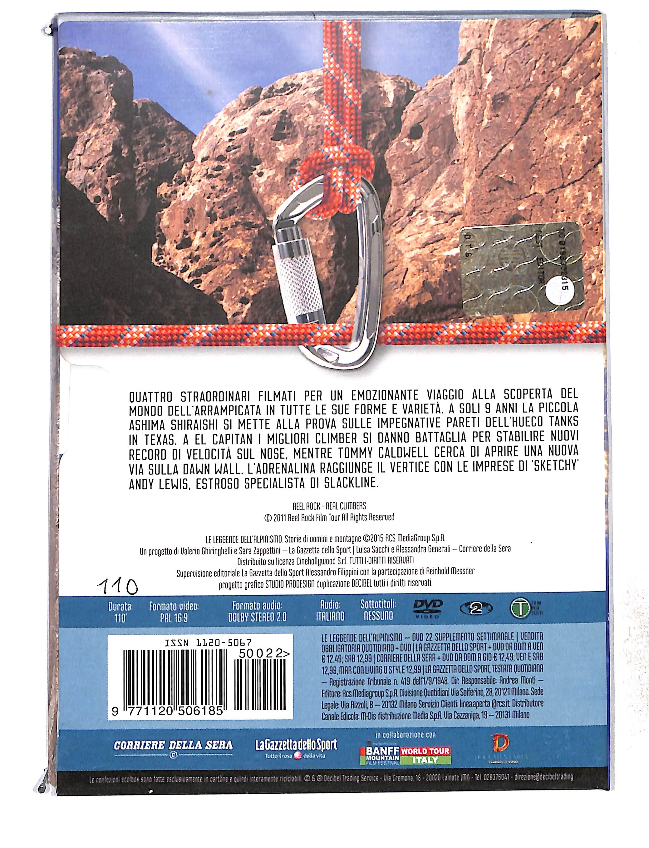 EBOND Le Leggende Dell'Alpinismo Vol.22 Reel Rock DVD DB772852 - Image 2