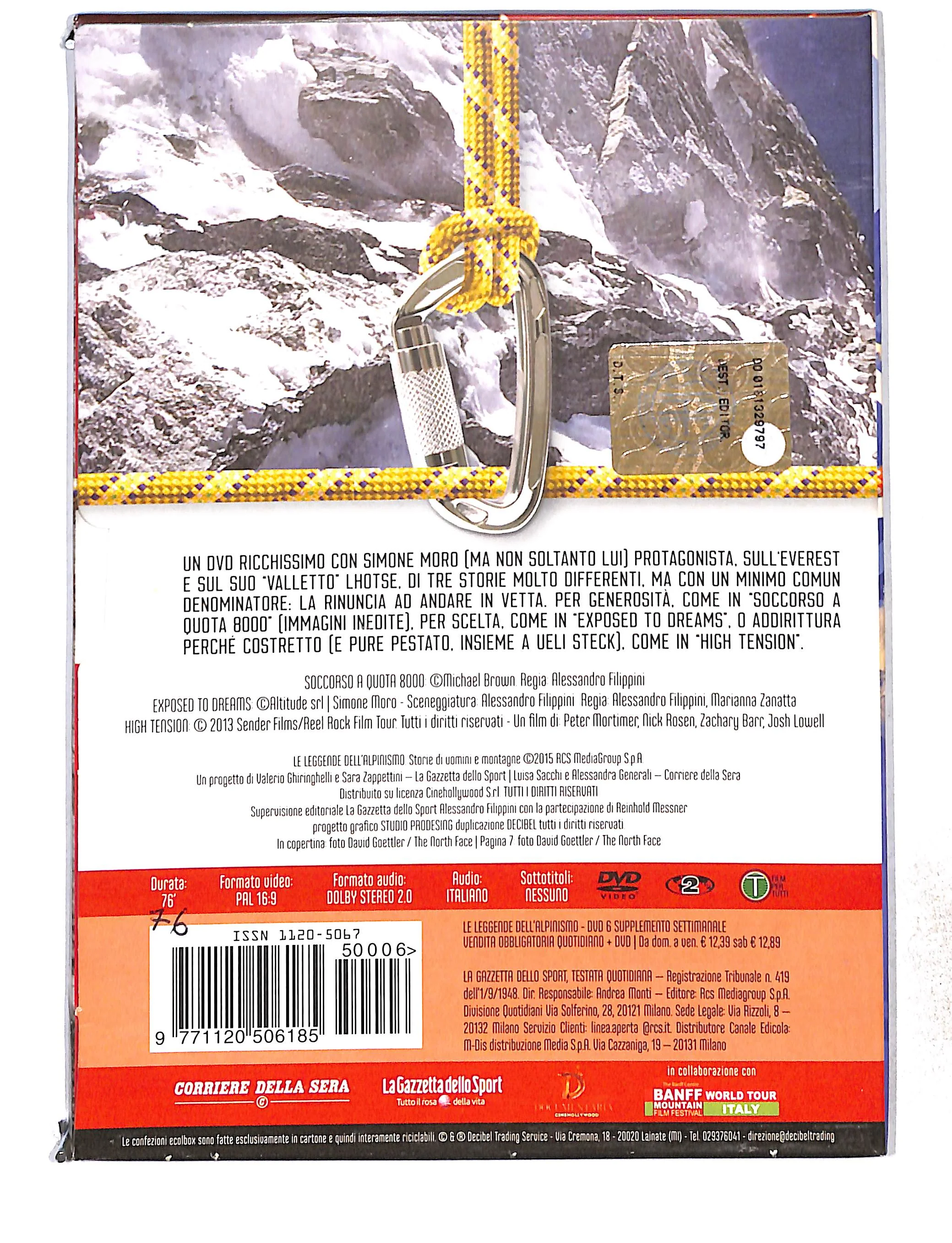 EBOND Le Leggende Dell'Alpinismo Vol. 6 Everest mito e realta DVD DB772841 - Image 2