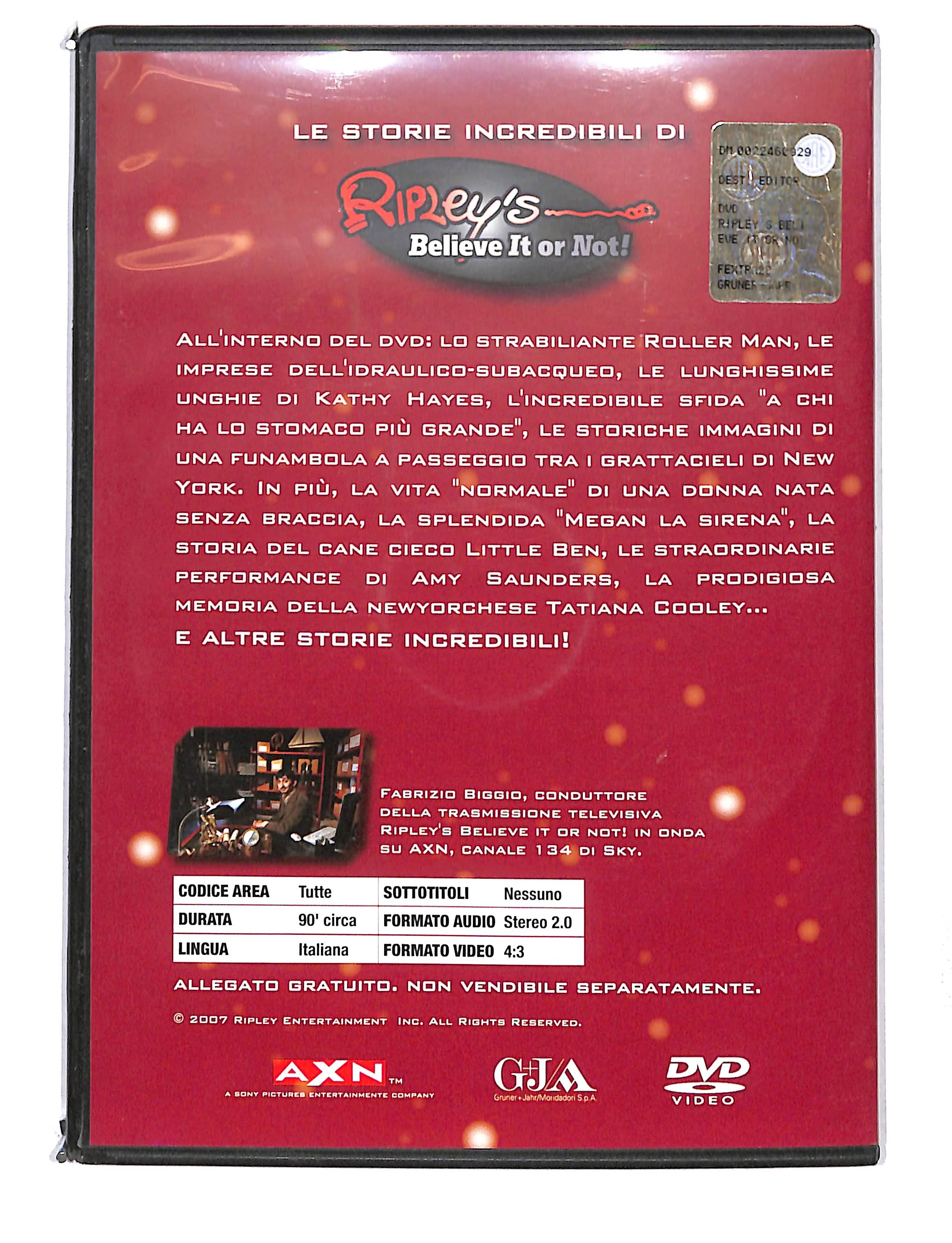EBOND Le storie incredibili di Ripley's believe it or not DVD DB754343 - Image 2