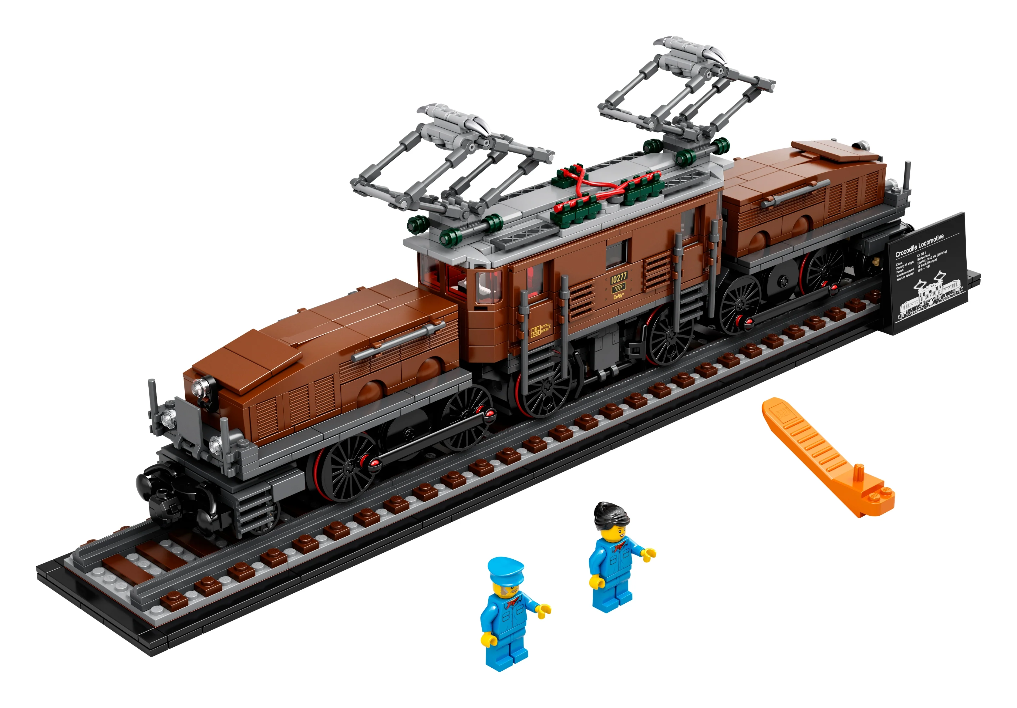 LEGO 10277 Locomotiva Coccodrillo Lokomotive Krokodil