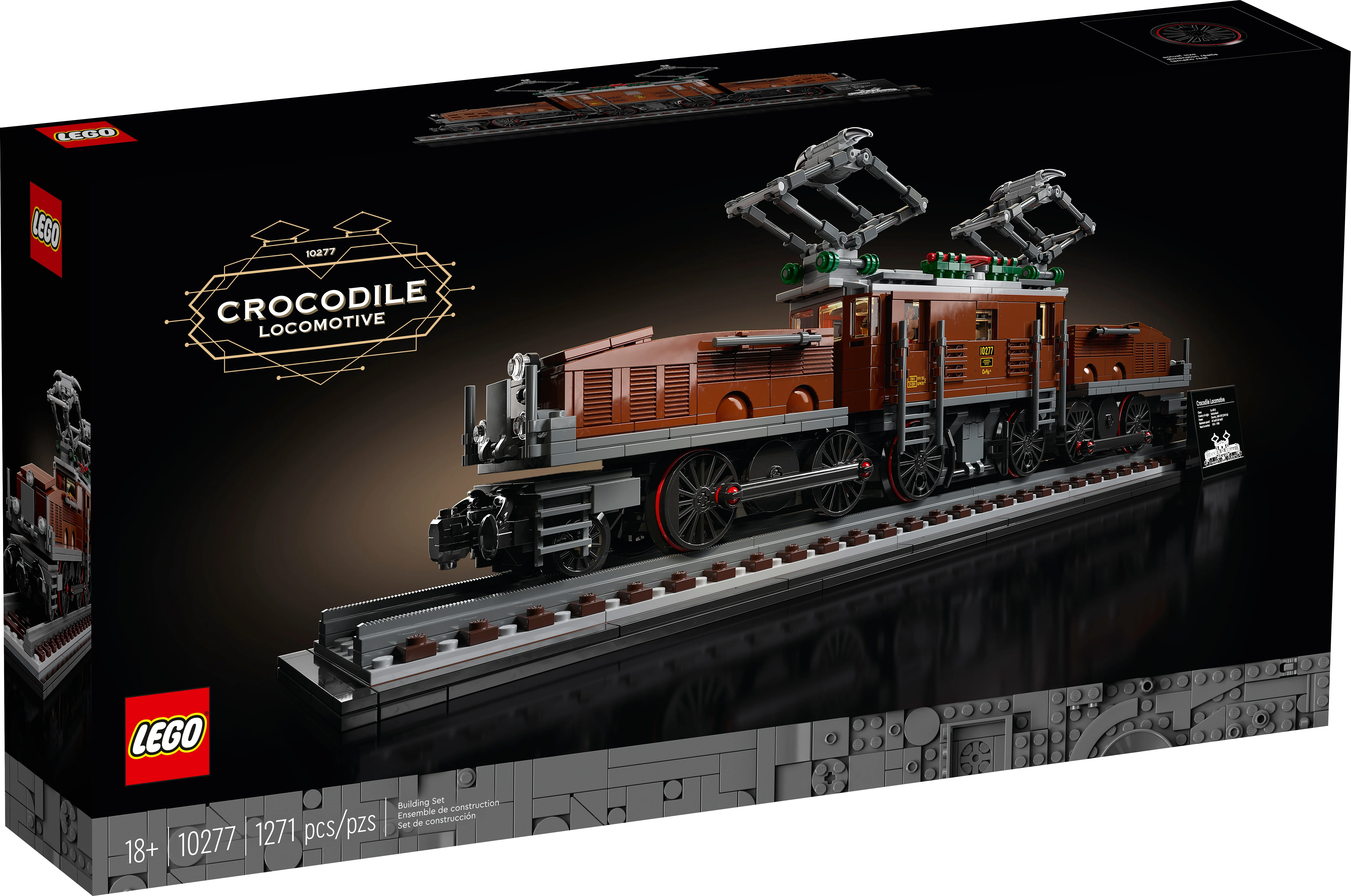 LEGO 10277 Locomotiva Coccodrillo Lokomotive Krokodil - Image 2