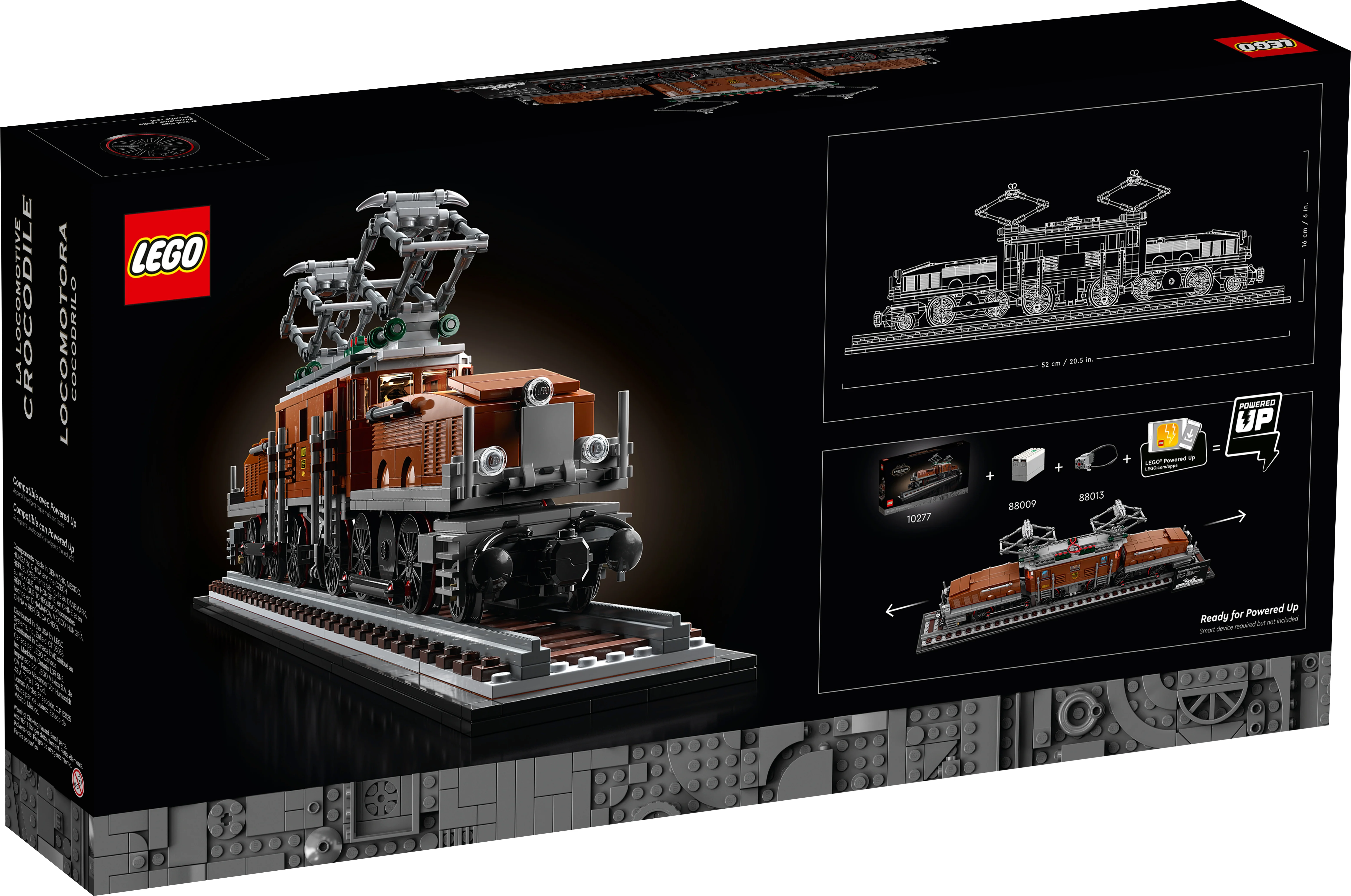 LEGO 10277 Locomotiva Coccodrillo Lokomotive Krokodil - Image 3