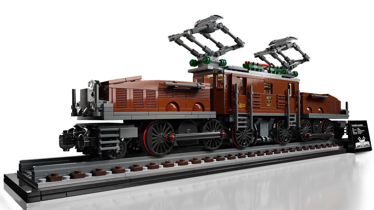 LEGO 10277 Locomotiva Coccodrillo Lokomotive Krokodil - Image 4