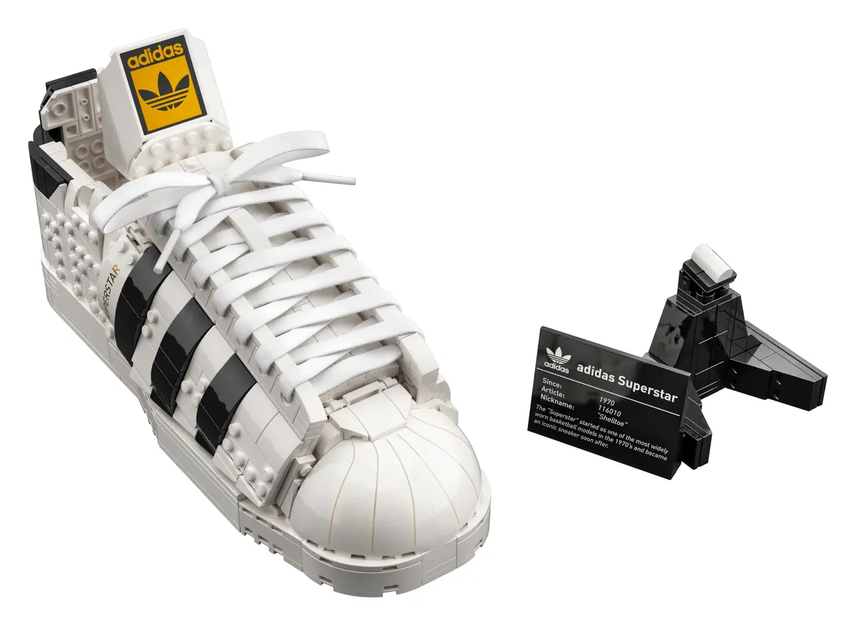 LEGO 10282 CREATOR SCARPA ADIDAS ORIGINALS SUPESTAR