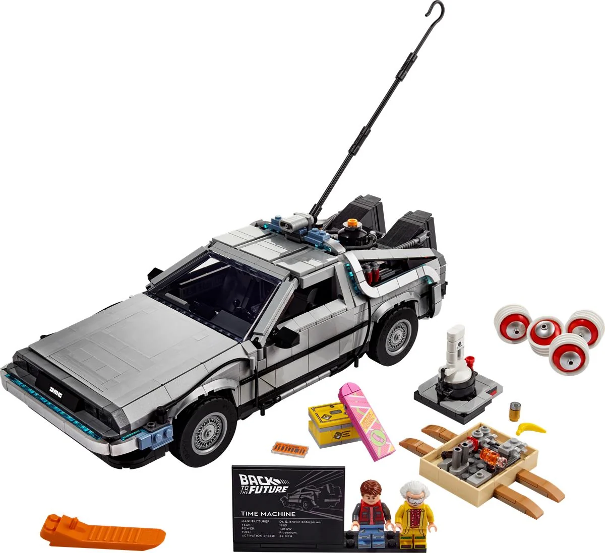 LEGO 10300 ICONS MACCHINA DEL TEMPO RITORNO AL FUTURO