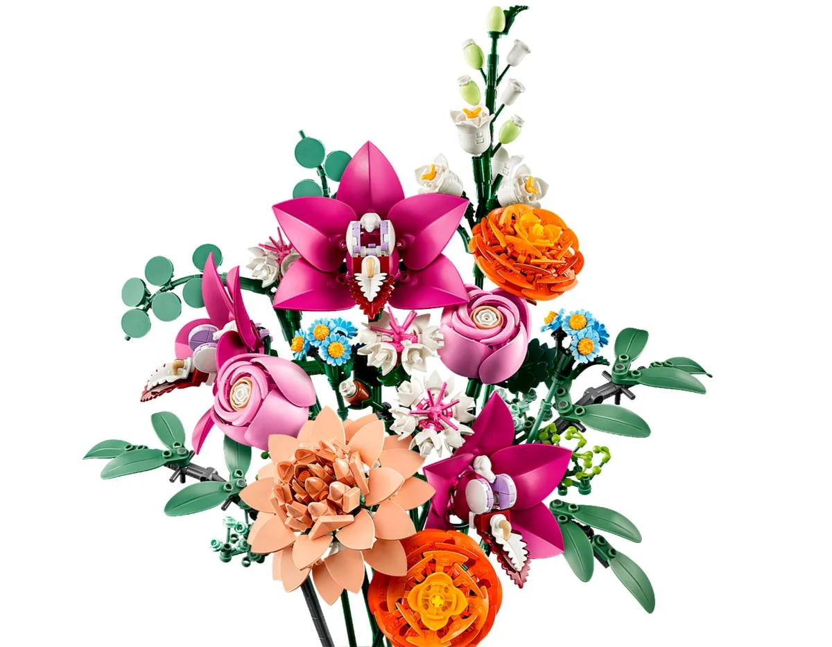 LEGO 10342 The Botanical Collection Bouquet di fiori rosa - Image 2