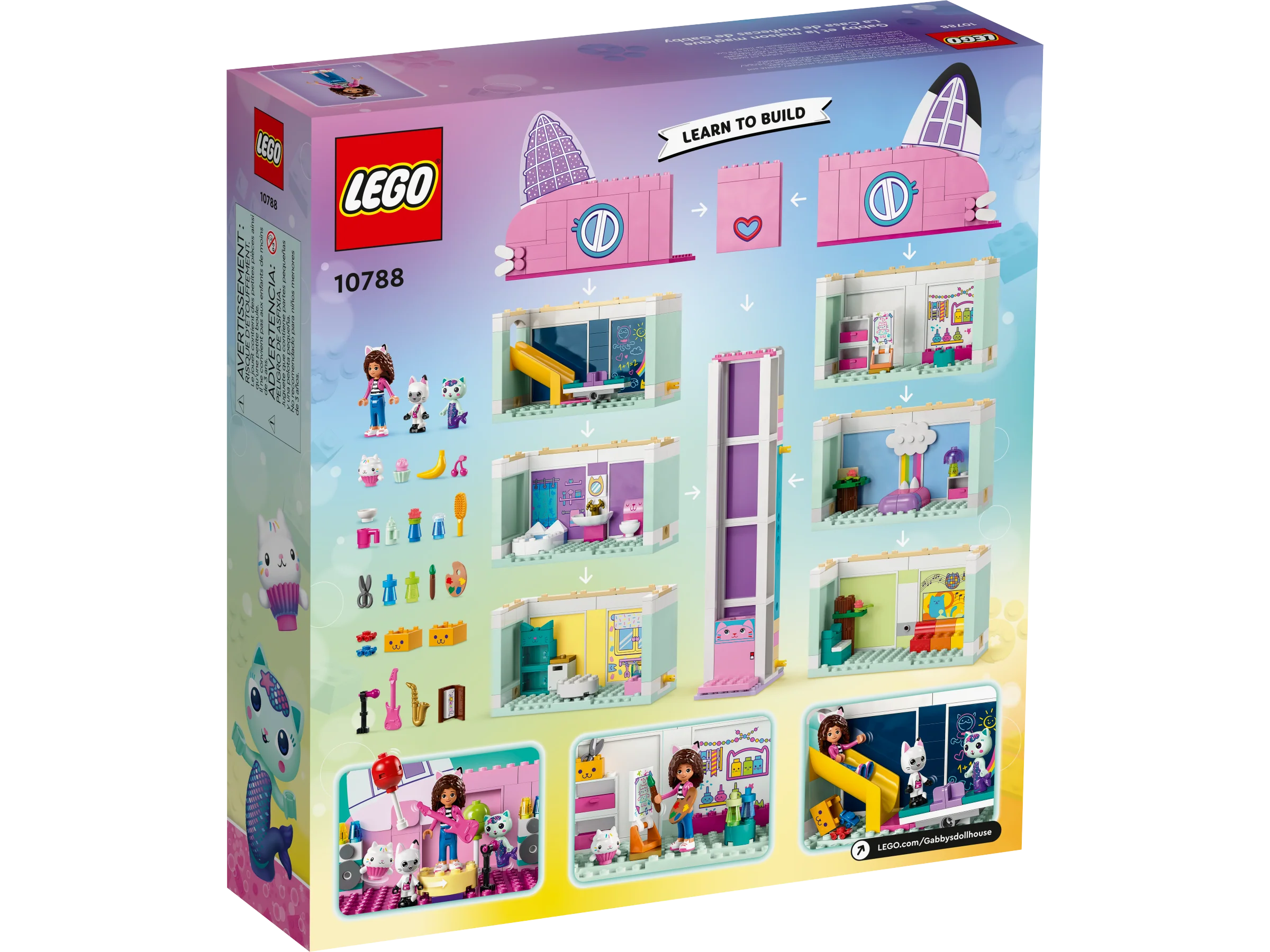 LEGO 10788 La casa delle bambole di Gabby - Image 6