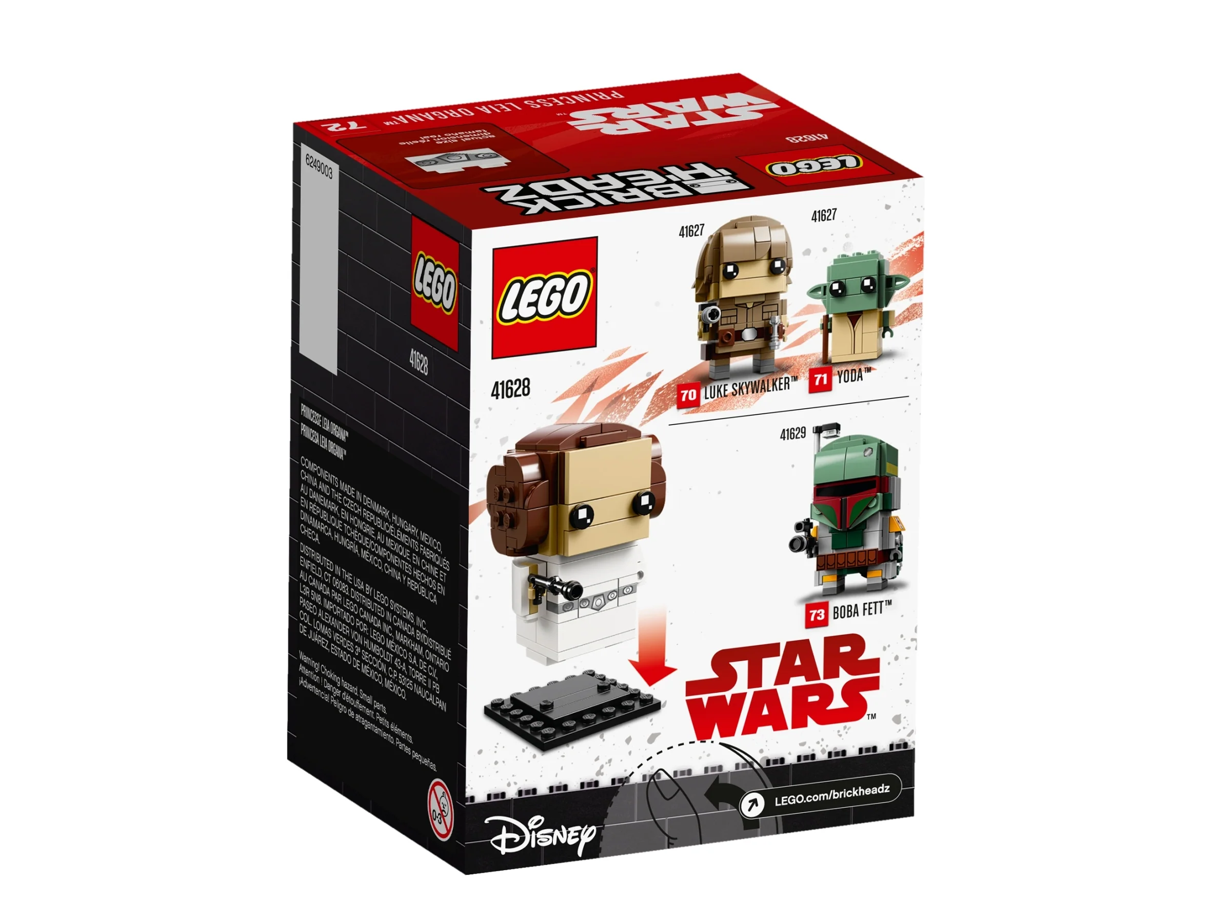 LEGO 41628 BRICKHEADZ Principessa Leia Organa™ - Image 4