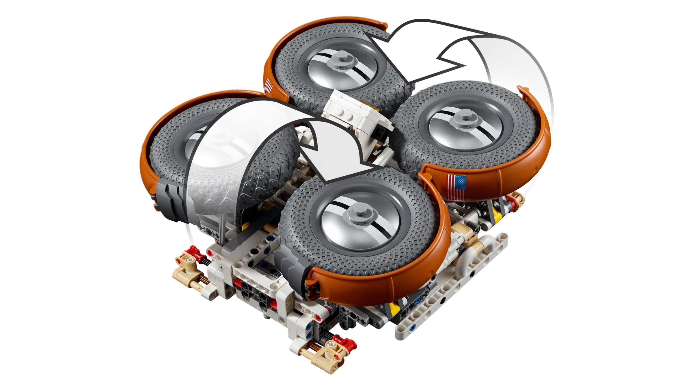 LEGO 42182 TECHNIC Rover Lunare Nasa Apollo LRV - Image 3